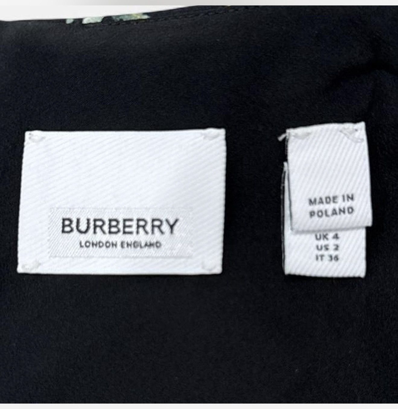 Burberry Burberry Asymmetric Floral Panel Midi Dress - Size 2 (US) Size XS / US 0-2 / IT 36-38 - 6 Thumbnail