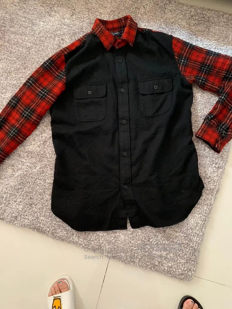Comme des Garcons Comme Des Garcons Patchwork Red Plaid Shirt Size M / US 6-8 / IT 42-44 - 1 Thumbnail