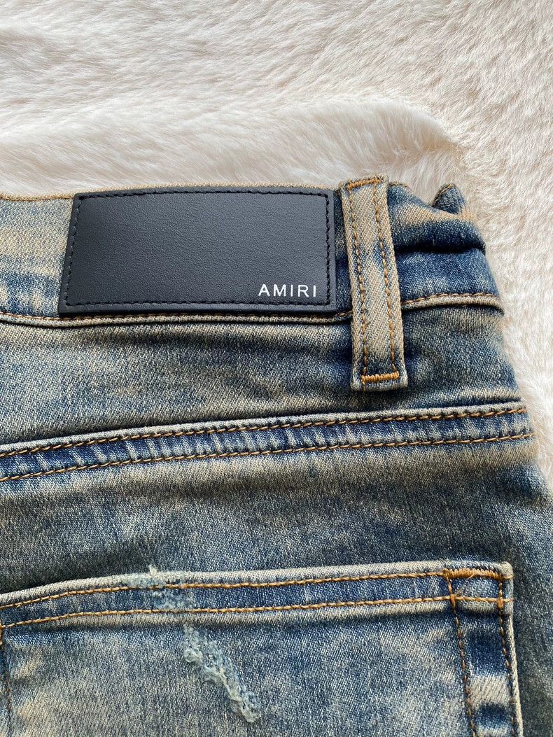 Amiri Amiri Mud Stained Knee Destroyed Jean Size US 32 / EU 48 - 3 Thumbnail