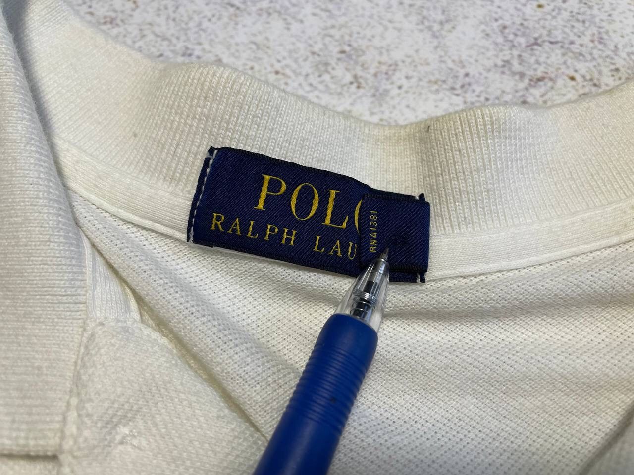 Polo Ralph Lauren × RRL Ralph Lauren × Ralph Lauren Vintage Polo Ralph Lauren PRL Y2K White Basic Polo Pony Logo Size US L / EU 52-54 / 3 - 7 Thumbnail