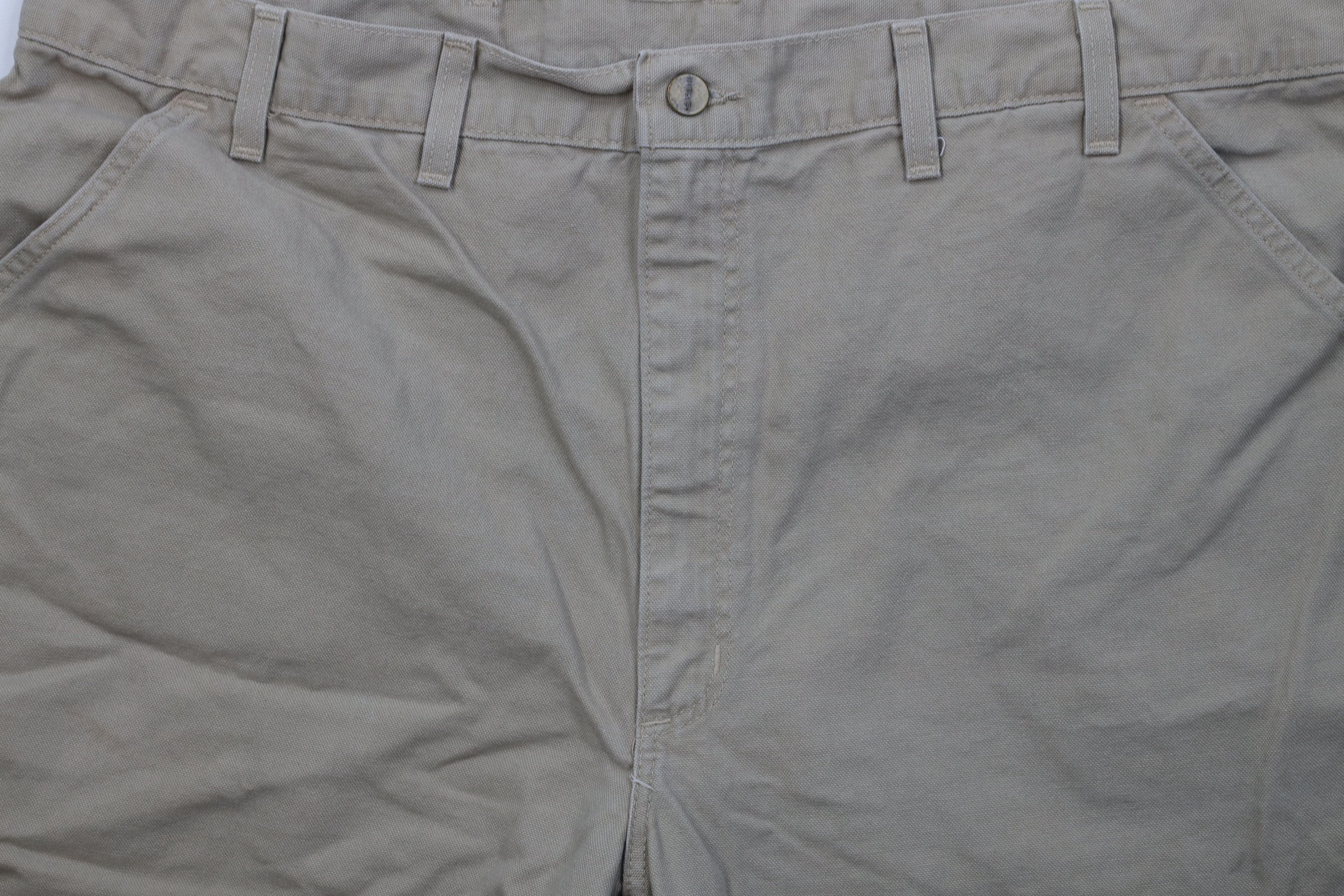 Carhartt Vintage Y2K 2000 Carhartt Above Knee Canvas Shorts Beige USA Size US 44 / EU 60 - 3 Thumbnail