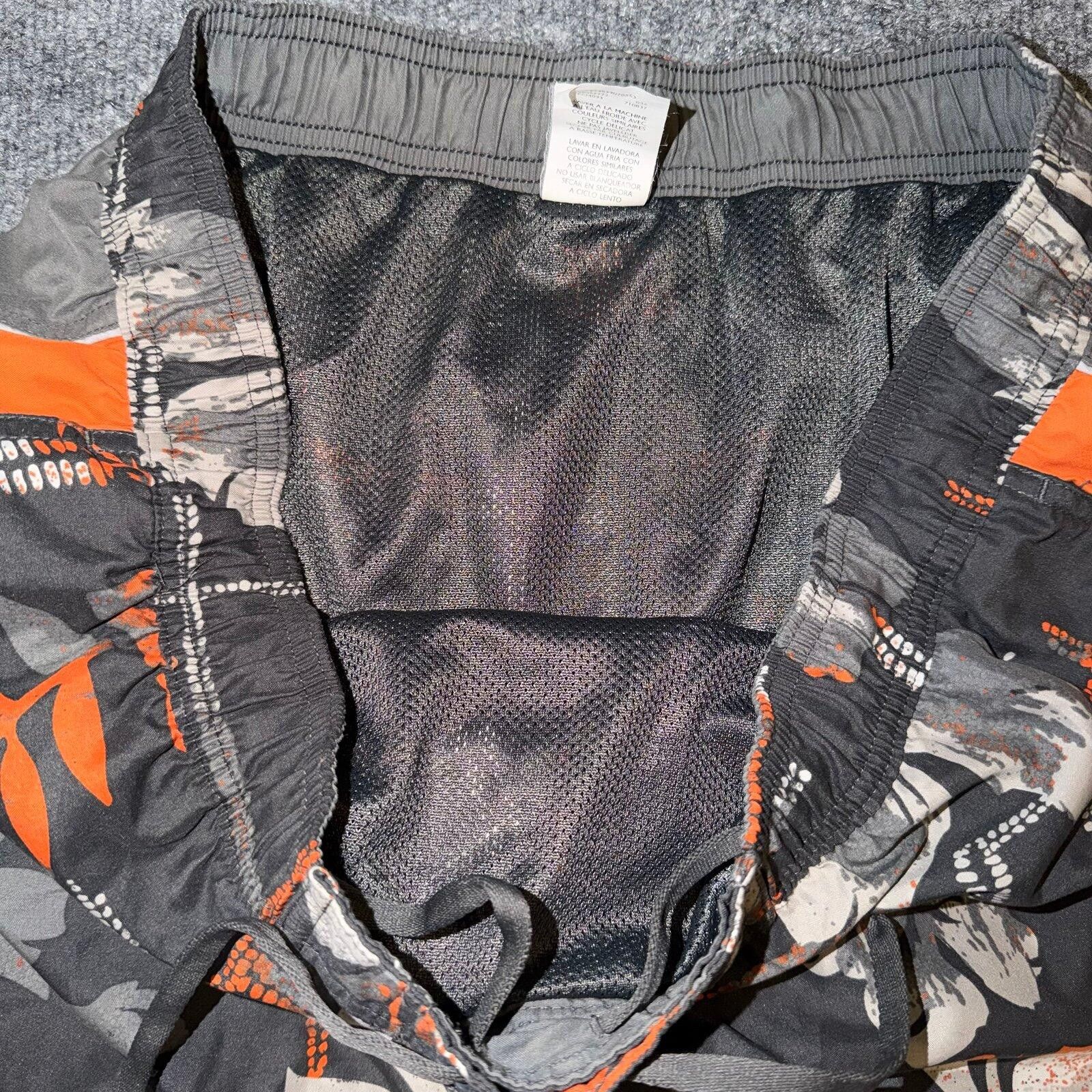 Nike Nike Orange Floral Lined Swim Trunks Mens XXL Vintage Size US 40 / EU 56 - 4 Thumbnail