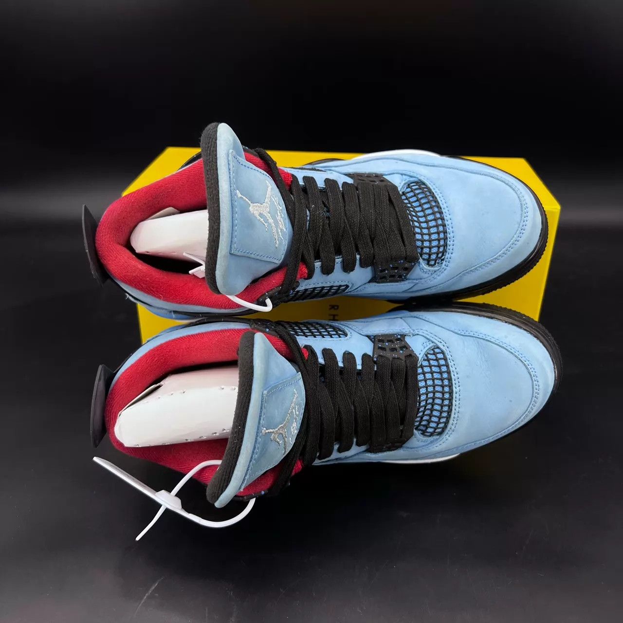 Nike Jordan 4 TS Blue Suede 41 2W, Like New CH2027 Size US 8 / EU 41 - 2 Thumbnail