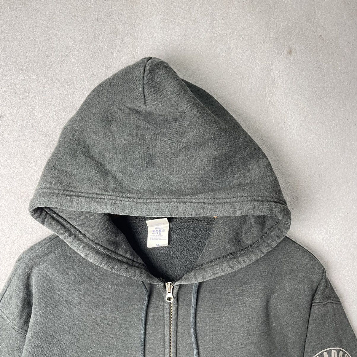 Vintage Vintage Shadow Skeleton Zip Hoodie Black Size US XL / EU 56 / 4 - 4 Thumbnail