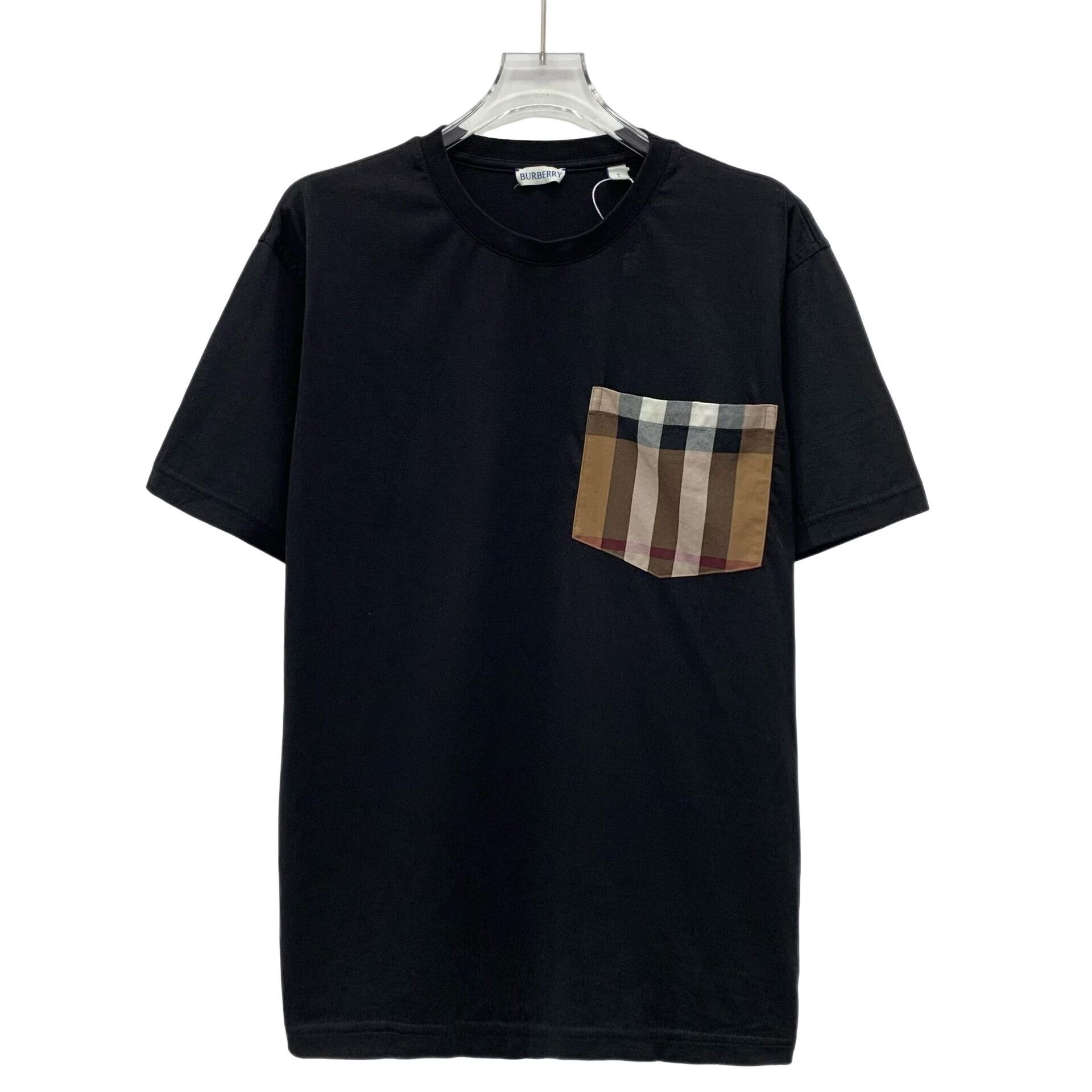 Burberry Burberry Check Pocket T-Shirt S Size US S / EU 44-46 / 1 - 1 Thumbnail