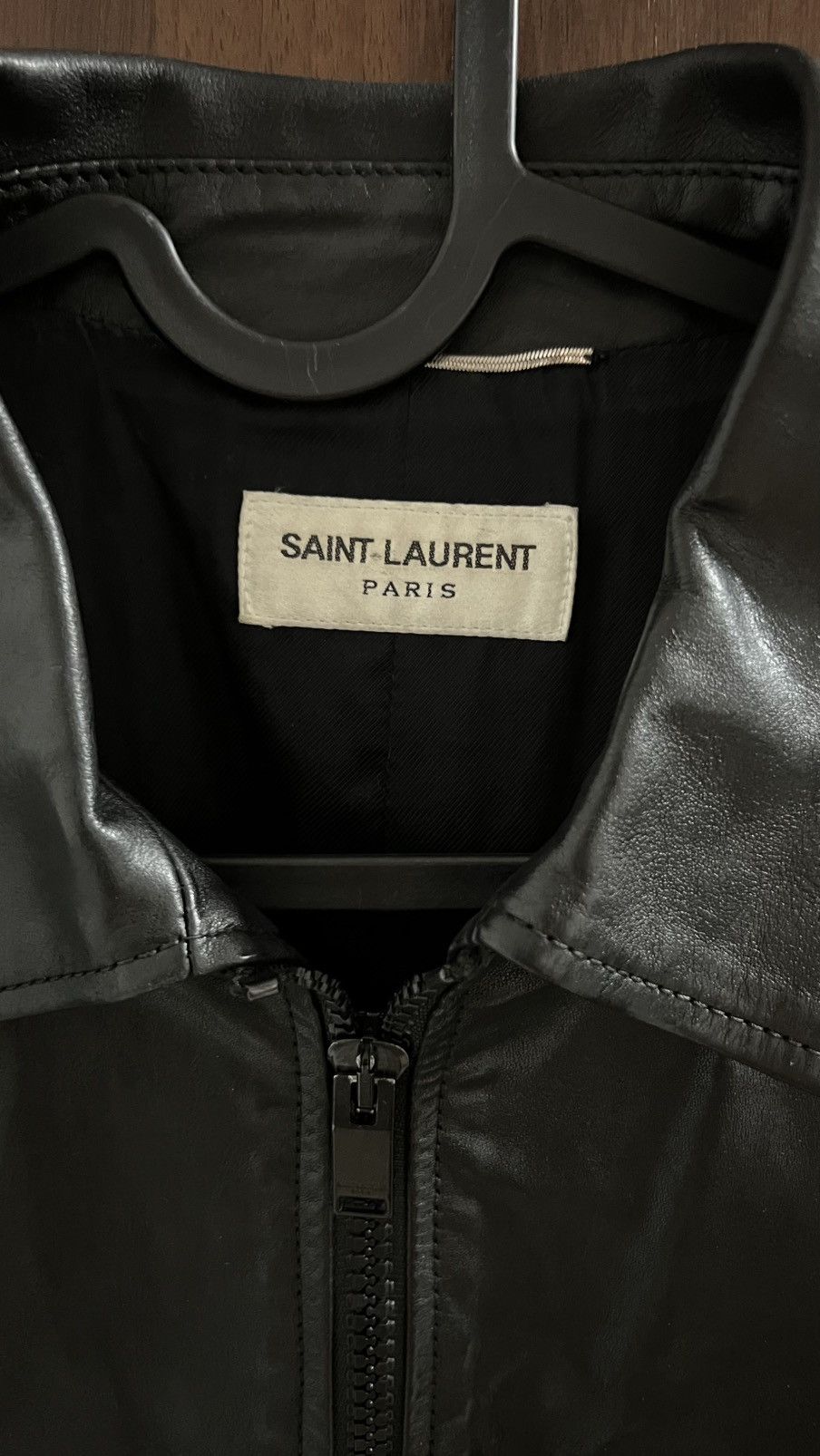 Saint Laurent Paris 14fw rare diamond-shaped cow leather jacket Size US M / EU 48-50 / 2 - 2 Thumbnail