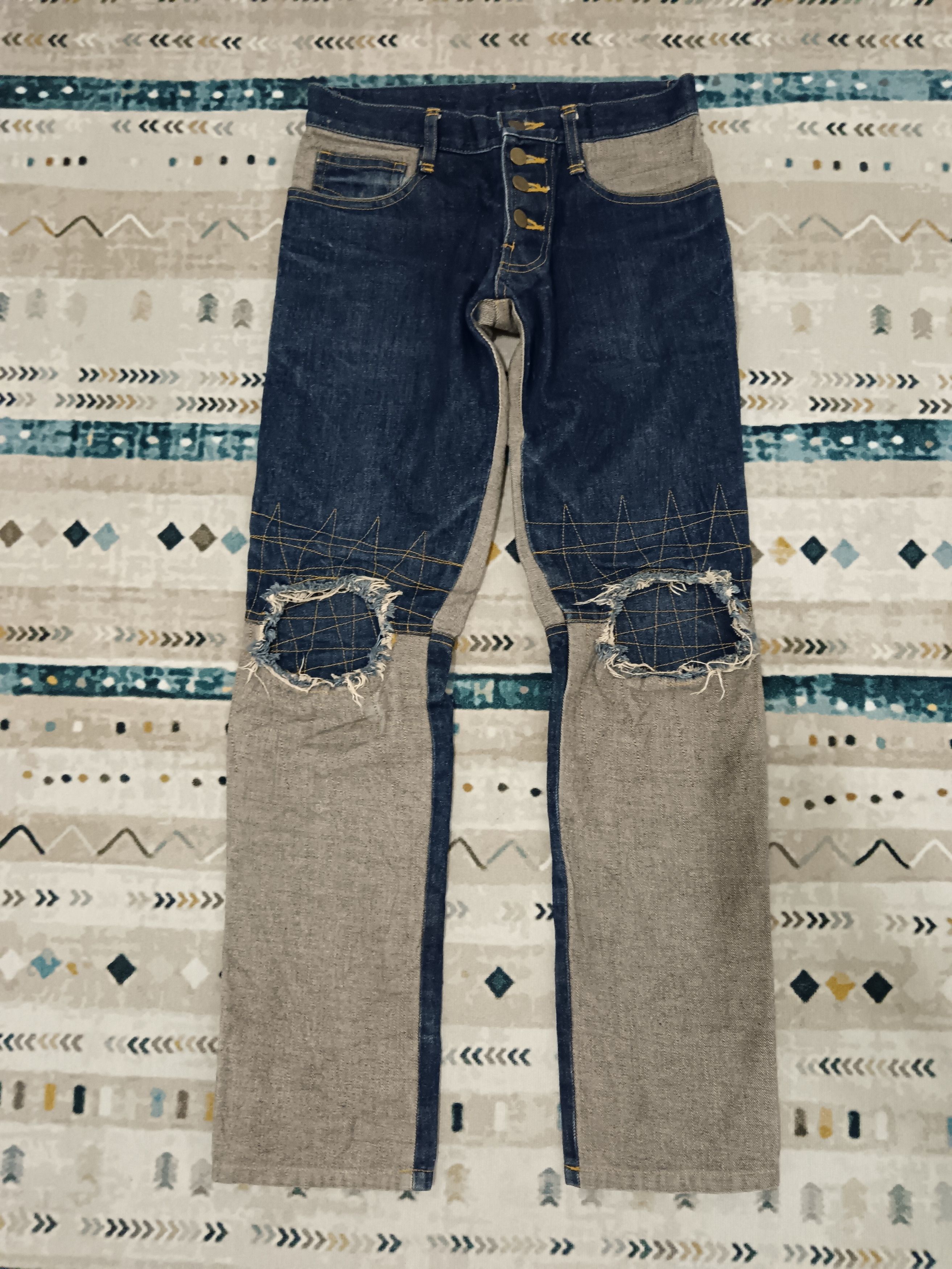 Christopher Nemeth Vintage CHRISTOPHER NEMETH raw denim jeans size 29 Size US 29 - 1 Thumbnail