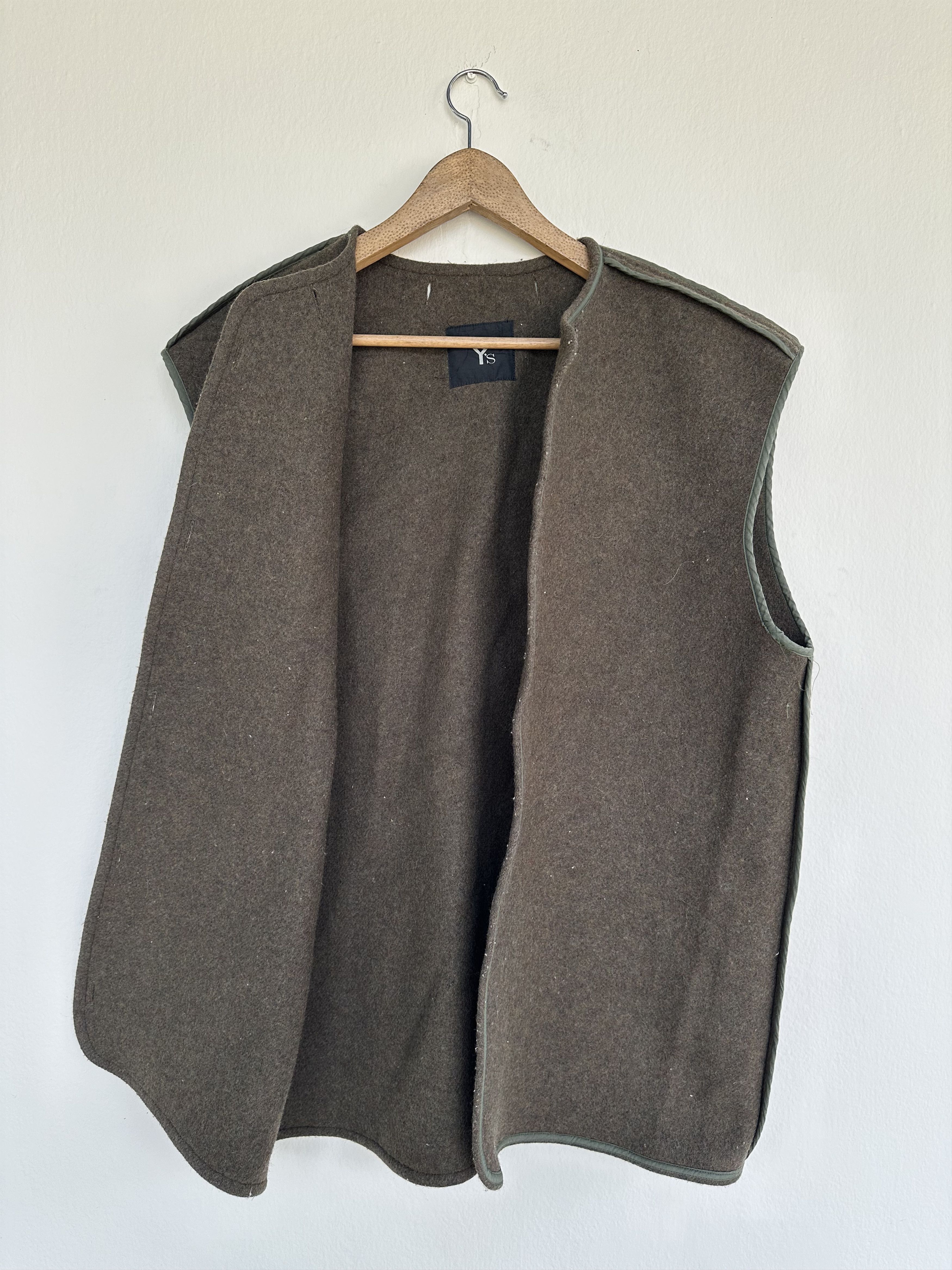 Yohji Yamamoto Vintage 80s Y’s Wool Vest Size US L / EU 52-54 / 3 - 1 Thumbnail