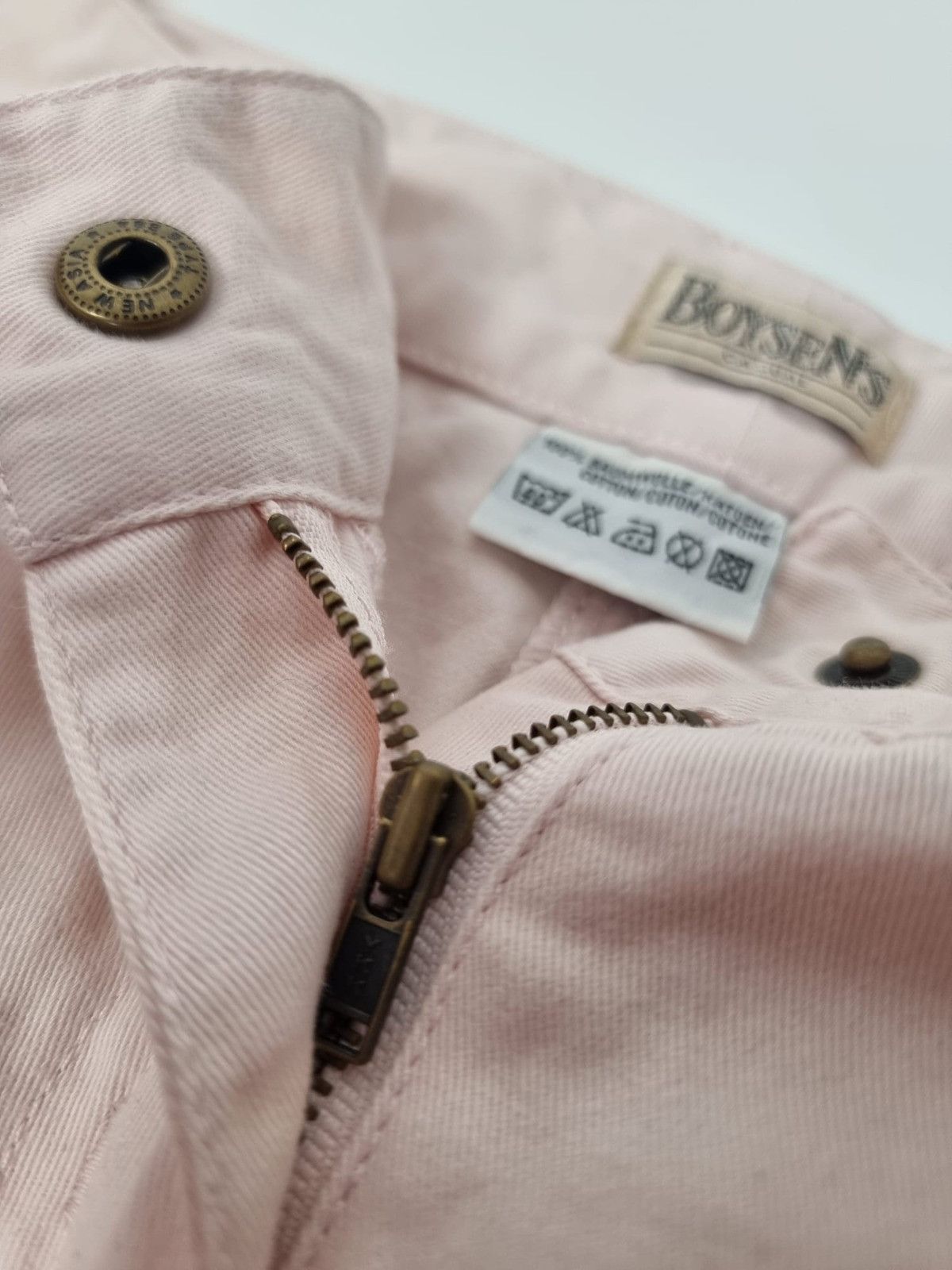 Japanese Brand × Vintage vintage wideleg pink pants XS S womens cargo bells Size 26" / US 2 / IT 38 - 9 Thumbnail