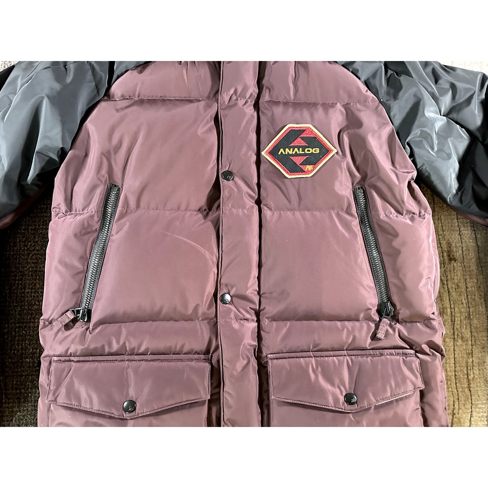 Burton Burton Analog AG Innsbruck Down Snowboard Maroon Jacket Sm Size US S / EU 44-46 / 1 - 3 Thumbnail
