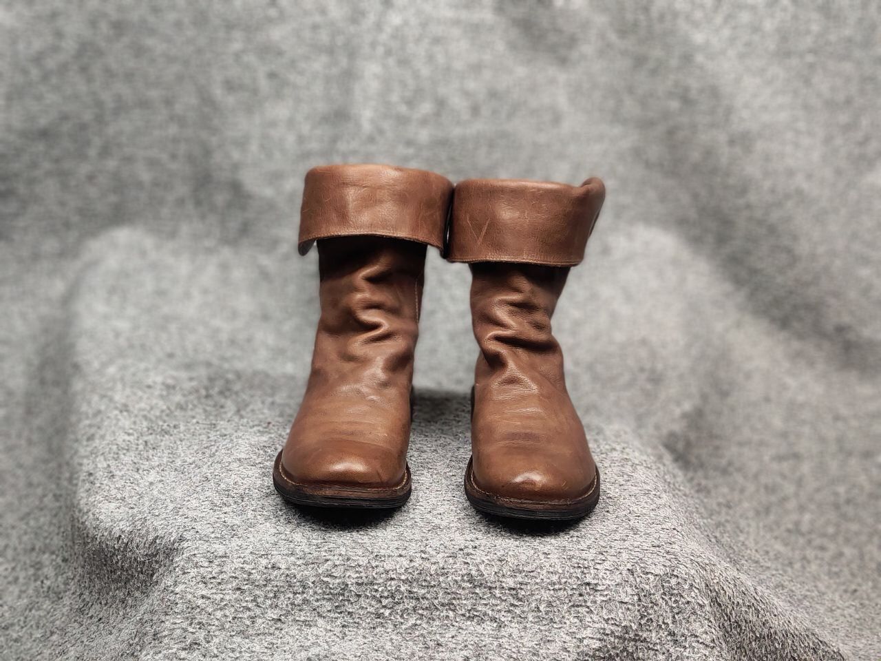 Fiorentini + Baker Fiorentini + Baker Design Ella Brown Leather Ankle Zip Boots Size US 5 / IT 35 - 6 Thumbnail