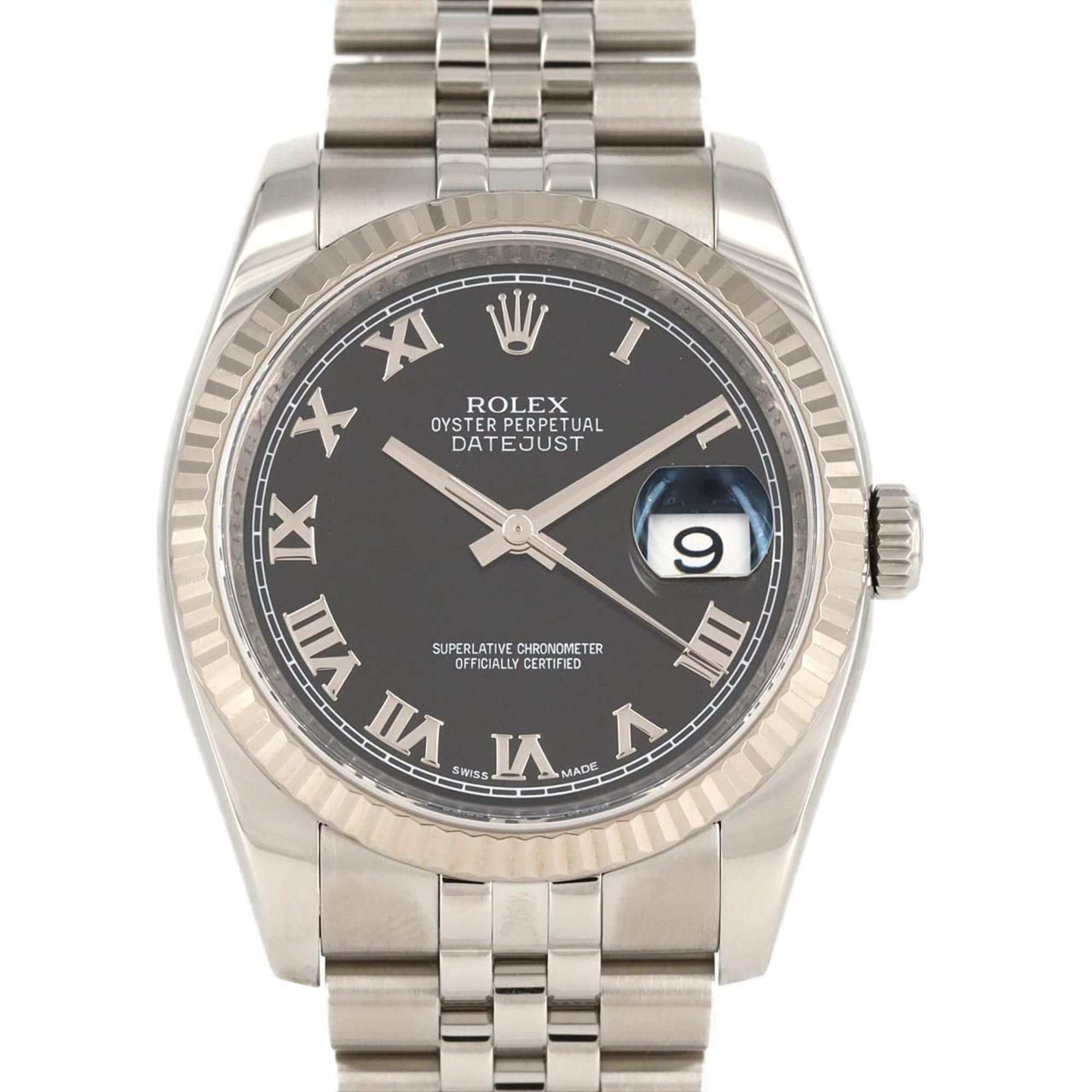 Rolex Rolex Datejust 116234 SSxWG Watch Automatic Random Number Size ONE SIZE - 1 Thumbnail
