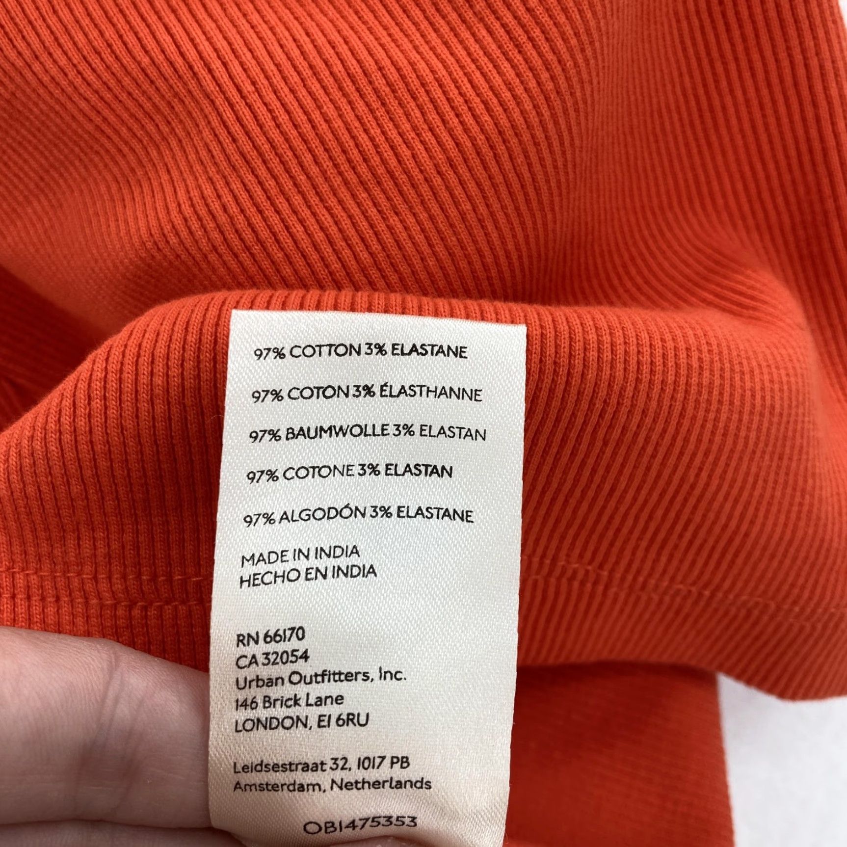 Vintage Maeve Top Womens Medium Orange One Shoulder Tank Camisole Size M / US 6-8 / IT 42-44 - 6 Thumbnail