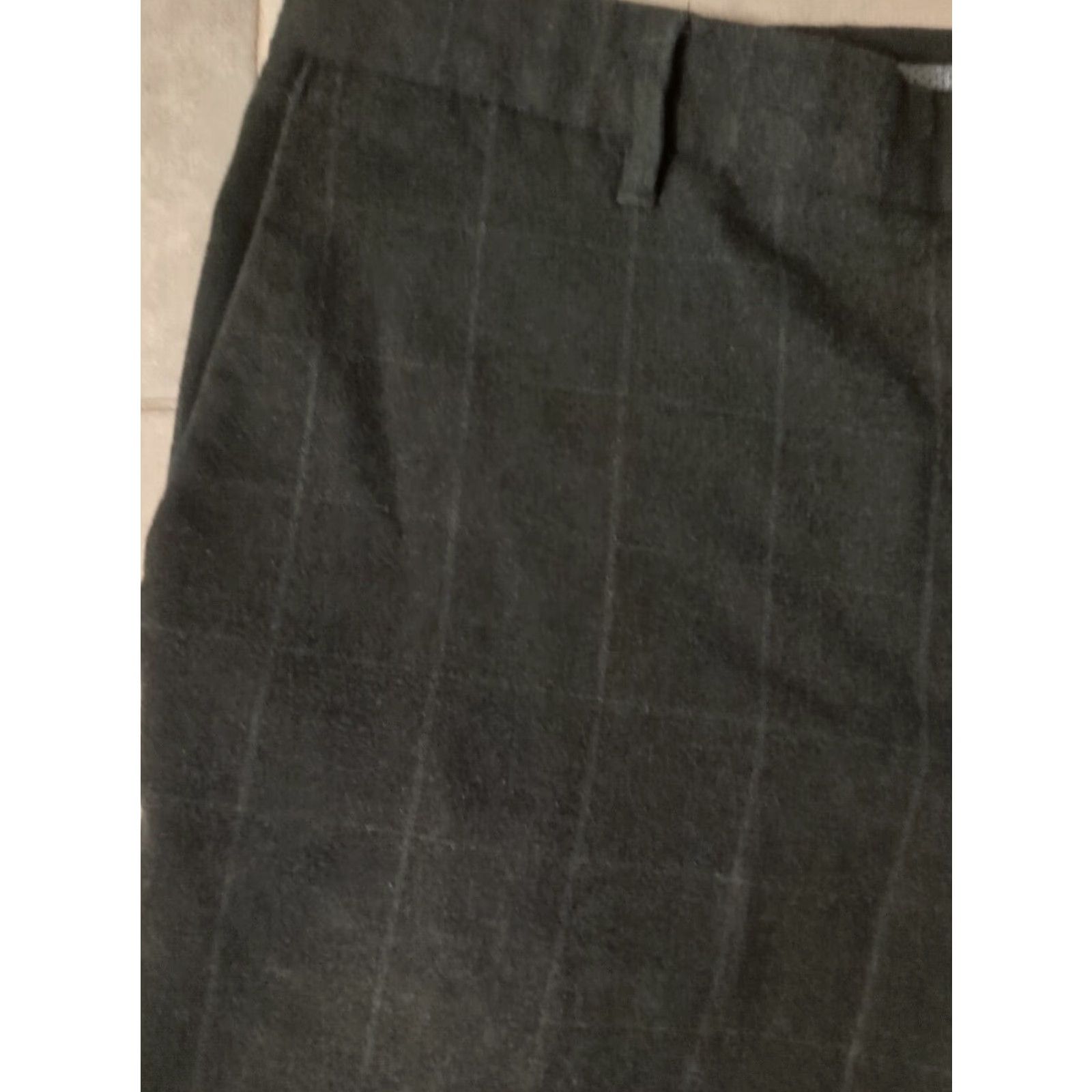 Zara Zara Dress Pants Men 32 Gray Plaid Slim Tapered Flat Front Wool Blend N/A (Note: N/A not allowed) Size US 32 / EU 48 - 2 Thumbnail