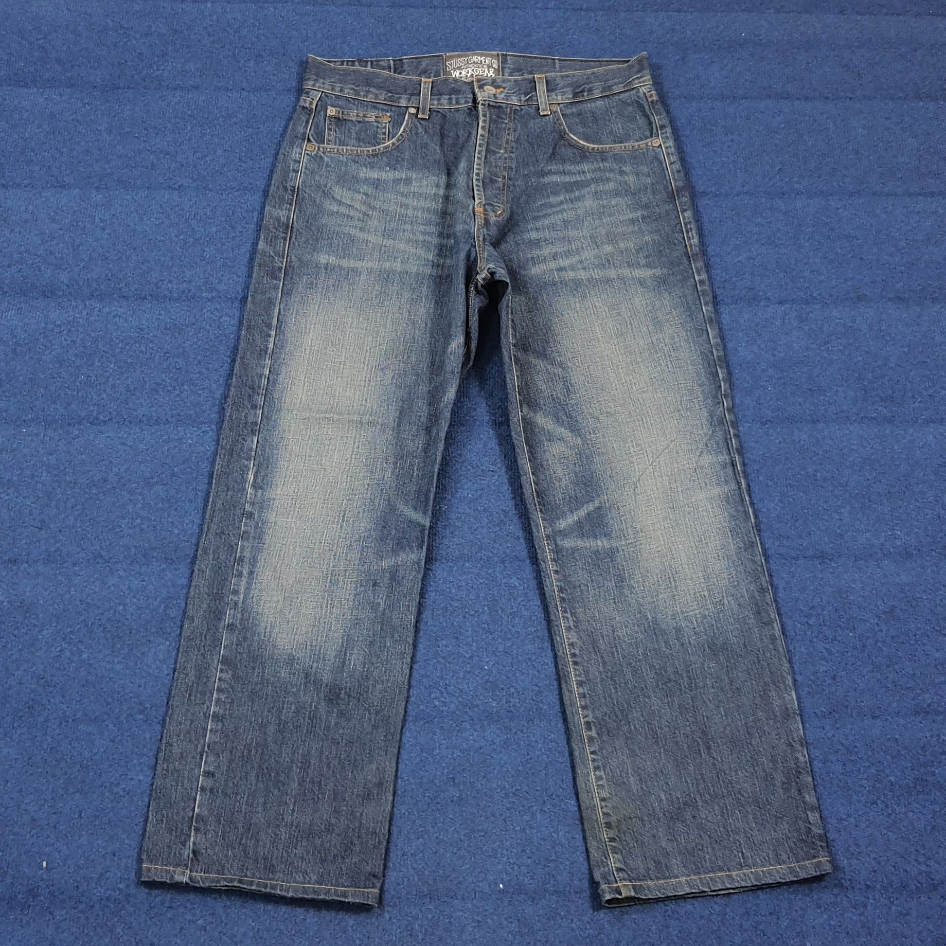 Stussy Vintage Stussy Streetwear Custom Logo Jeans C297N3 Size US 34 / EU 50 - 4 Thumbnail