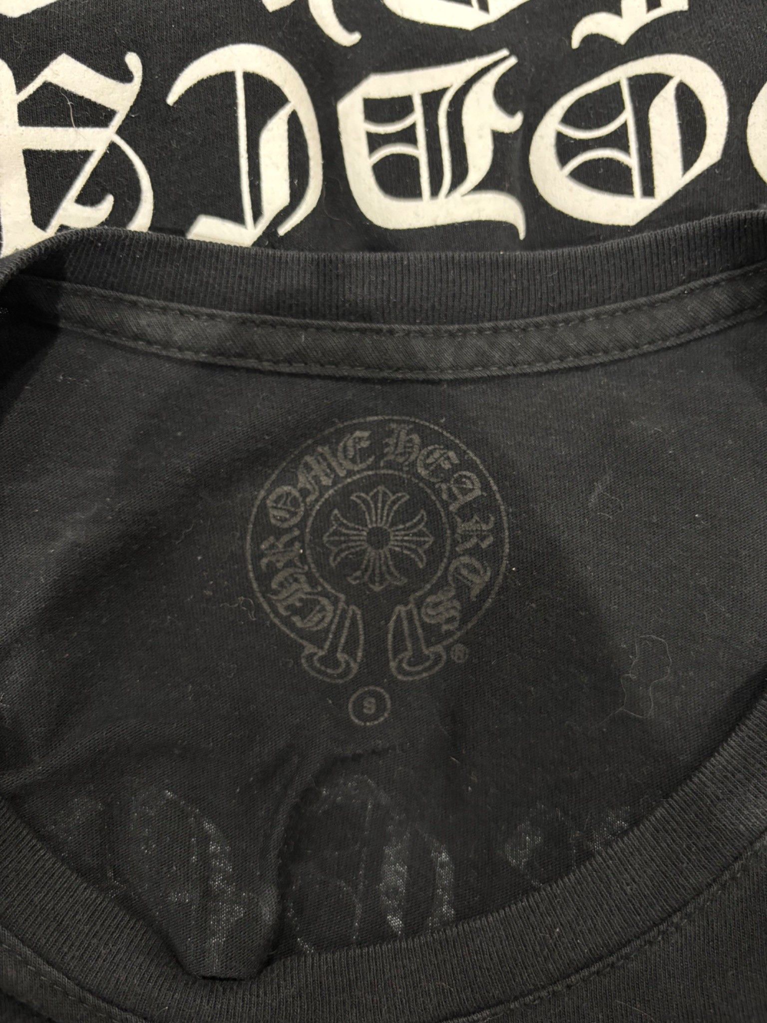 Chrome Hearts Chrome Hearts Eye Chart Tee Black Size US S / EU 44-46 / 1 - 7 Thumbnail
