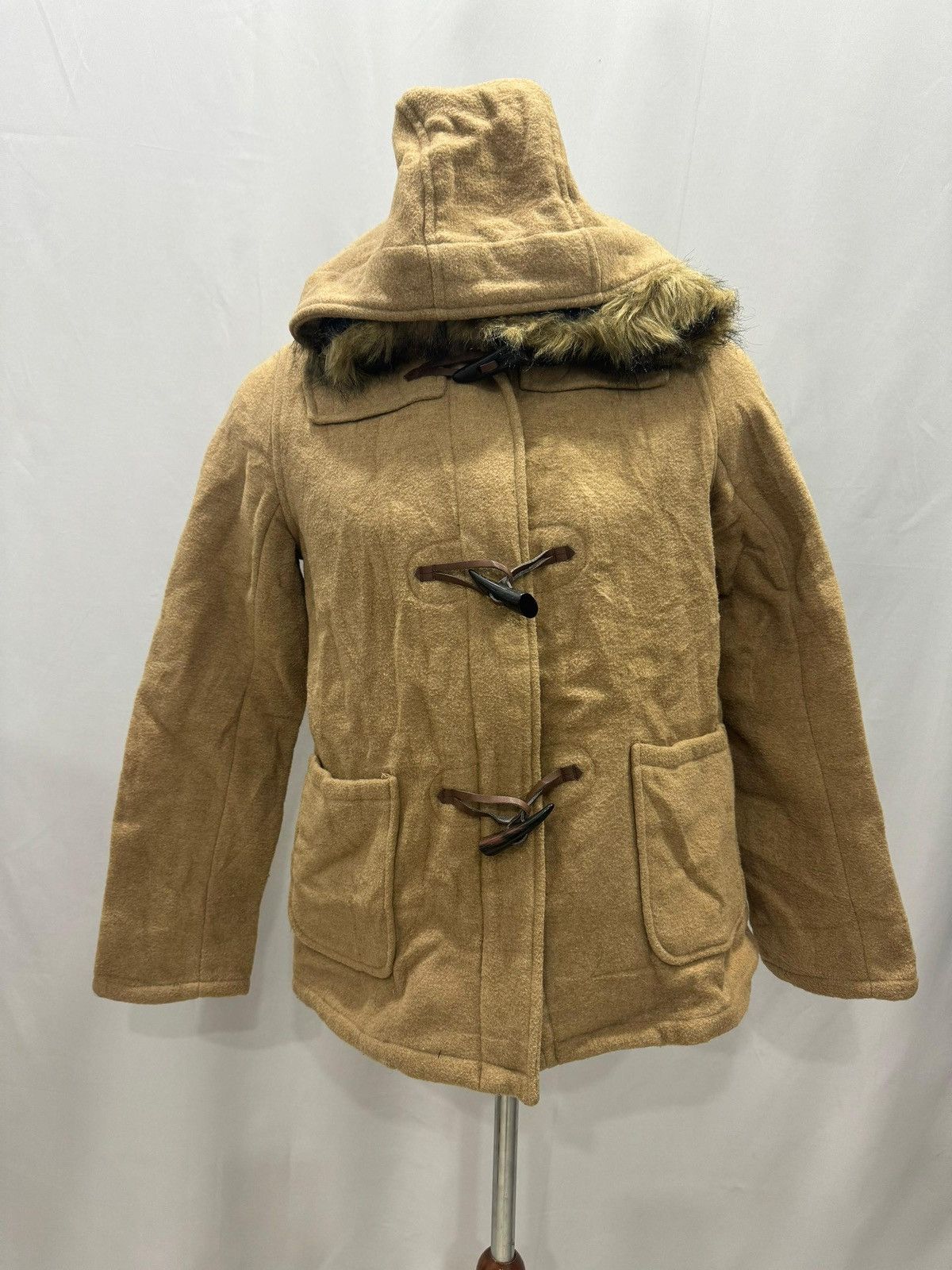 Global Work × Japanese Brand Global Work Women's Duffle Coat/ Jacket Size L / US 10 / IT 46 - 1 Thumbnail