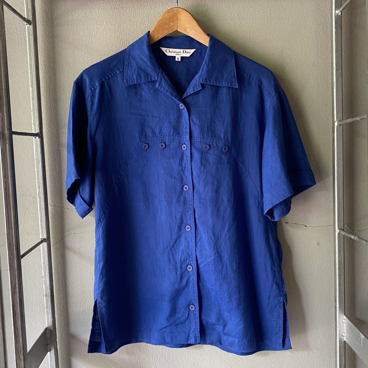 Dior Christian Dior Azure Breeze Camp Shirt Size S / US 4 / IT 40 - 8 Thumbnail