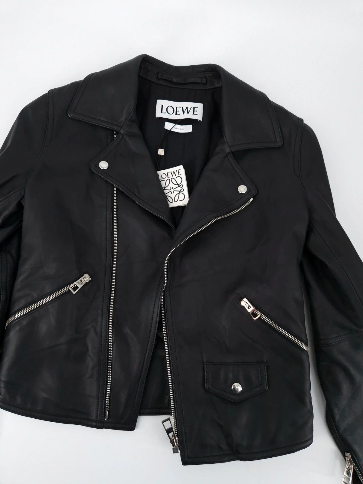 Loewe Loewe Nappa Lambskin Biker Jacket Size XS / US 0-2 / IT 36-38 - 8 Thumbnail