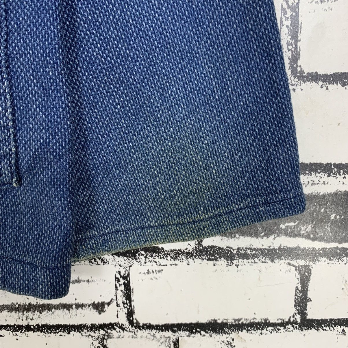 Pure Blue Japan Pure Blue Japan Indigo Mandarin Collar Jacket Men Size 2 Size XS / US 0-2 / IT 36-38 - 5 Thumbnail