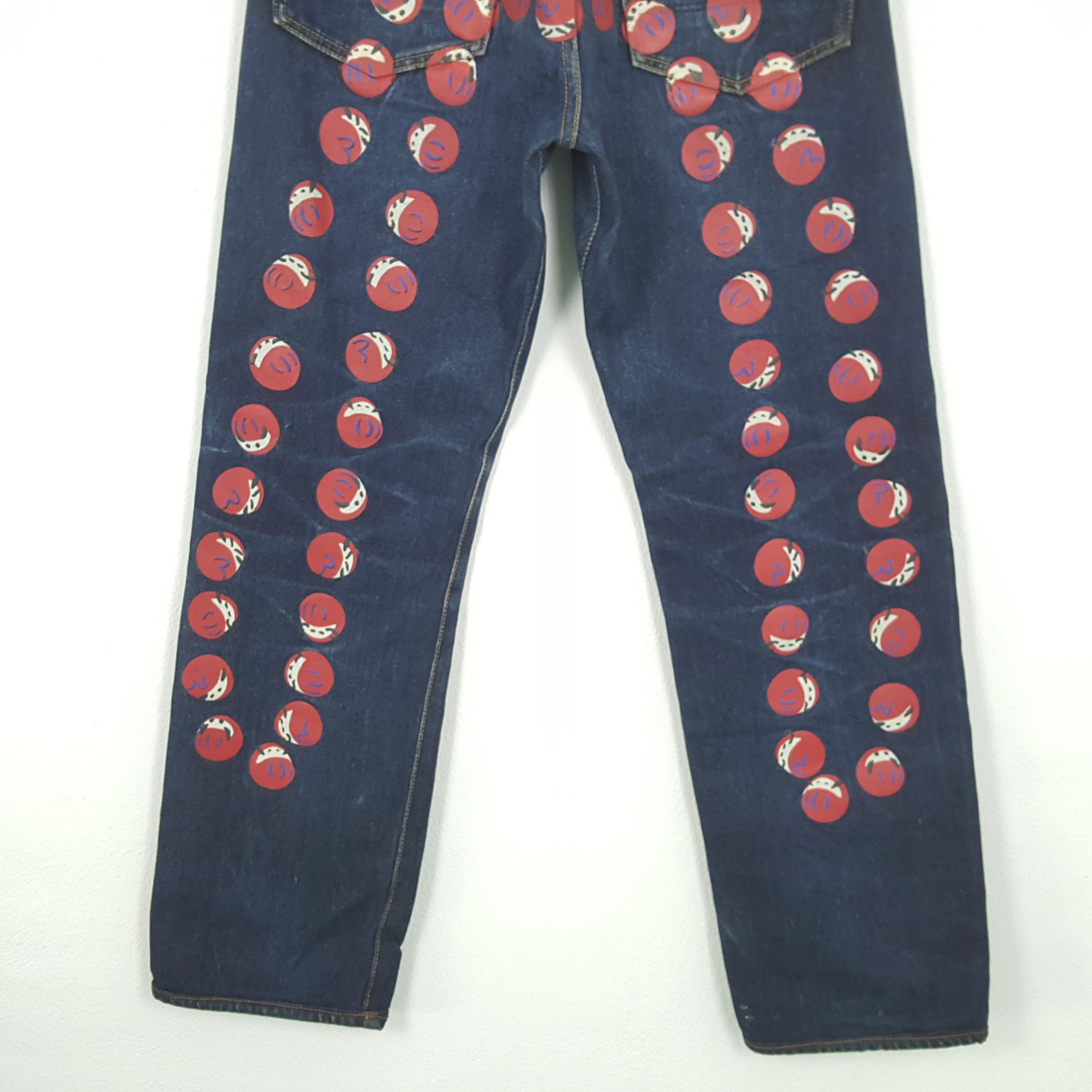 Evisu × Japanese Brand × Vintage Vintage EVISU Japanese Brand Daicock Style Jeans Size US 27 - 3 Thumbnail