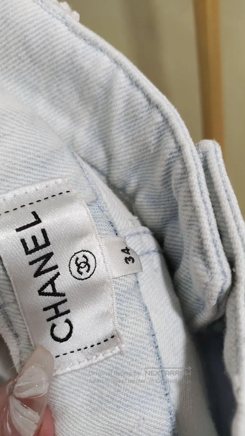 Chanel Chanel White jeans Size 42" / US 20 - 6 Thumbnail