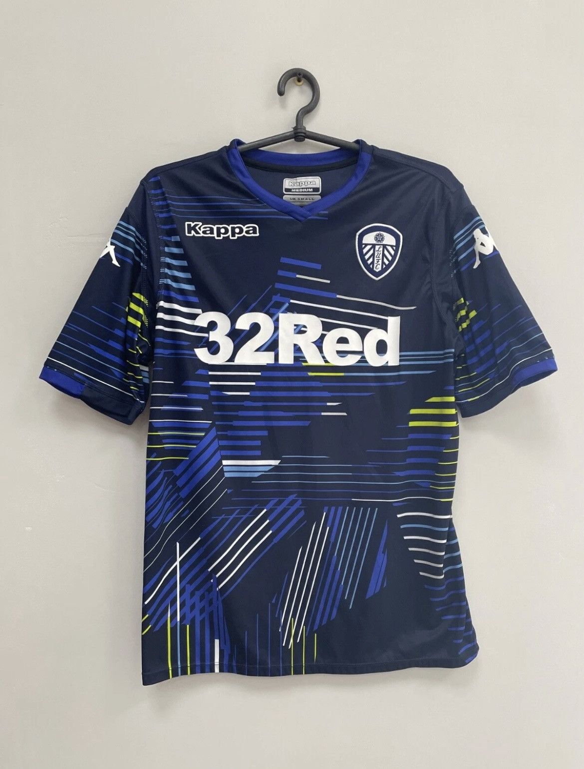 Leeds United 2018/2019 Away Football Shirt Jersey Kappa