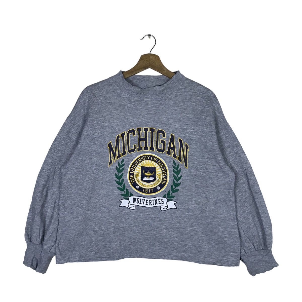 Japanese Brand GU X University of Michigan Pullover Jumper