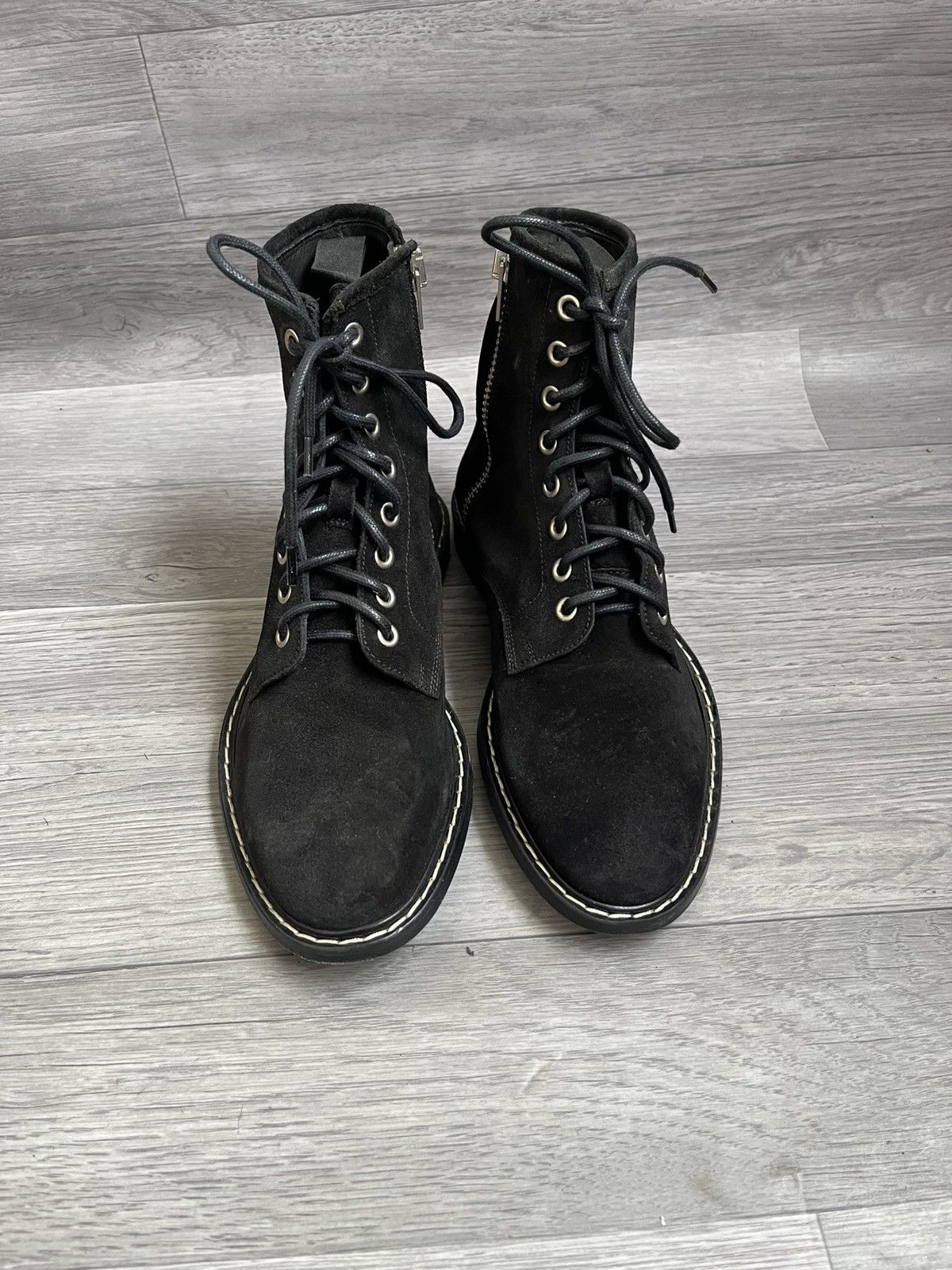 Iro Iro combat suede boots sz 40 like ann demeulemeester Size US 10 / IT 40 - 2 Thumbnail