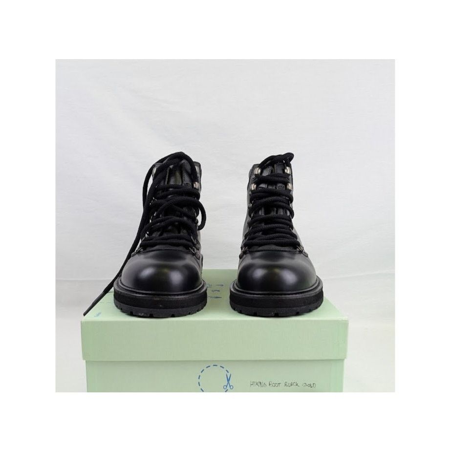 Off-White o1rshd1 Hiking Boots in Black/Gold Size US 9 / EU 42 - 15 Thumbnail