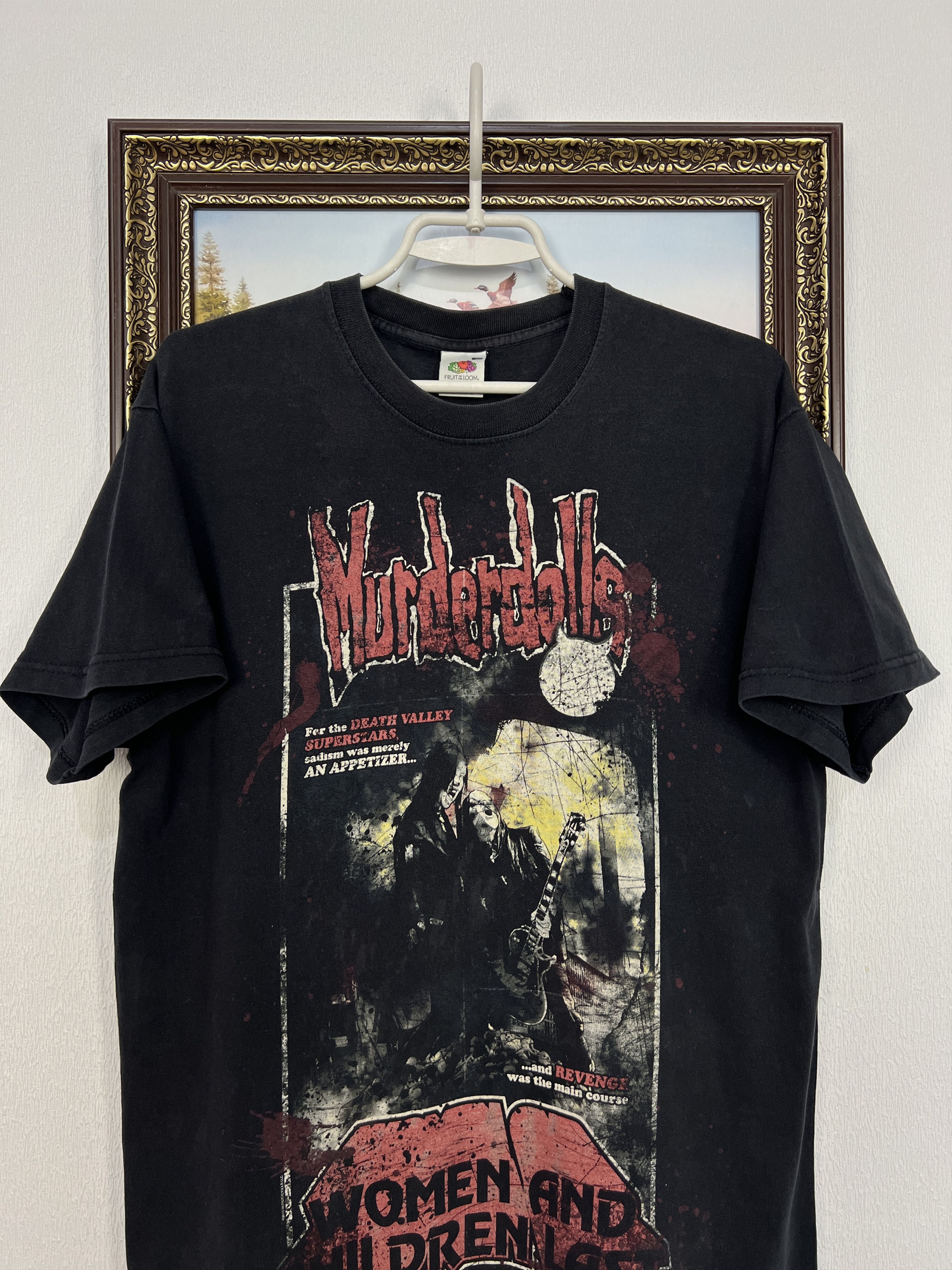 Vintage Vintage Murderdolls Band Shirt Over Print Black Tee Rare Size US M / EU 48-50 / 2 - 2 Thumbnail
