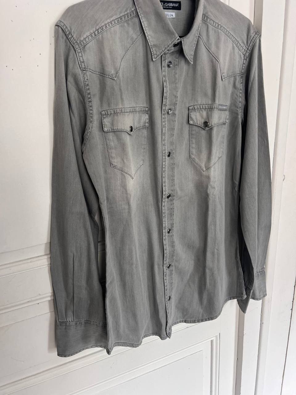Dolce & Gabbana Dolce Gabbana denim shirt Size US S / EU 44-46 / 1 - 2 Thumbnail