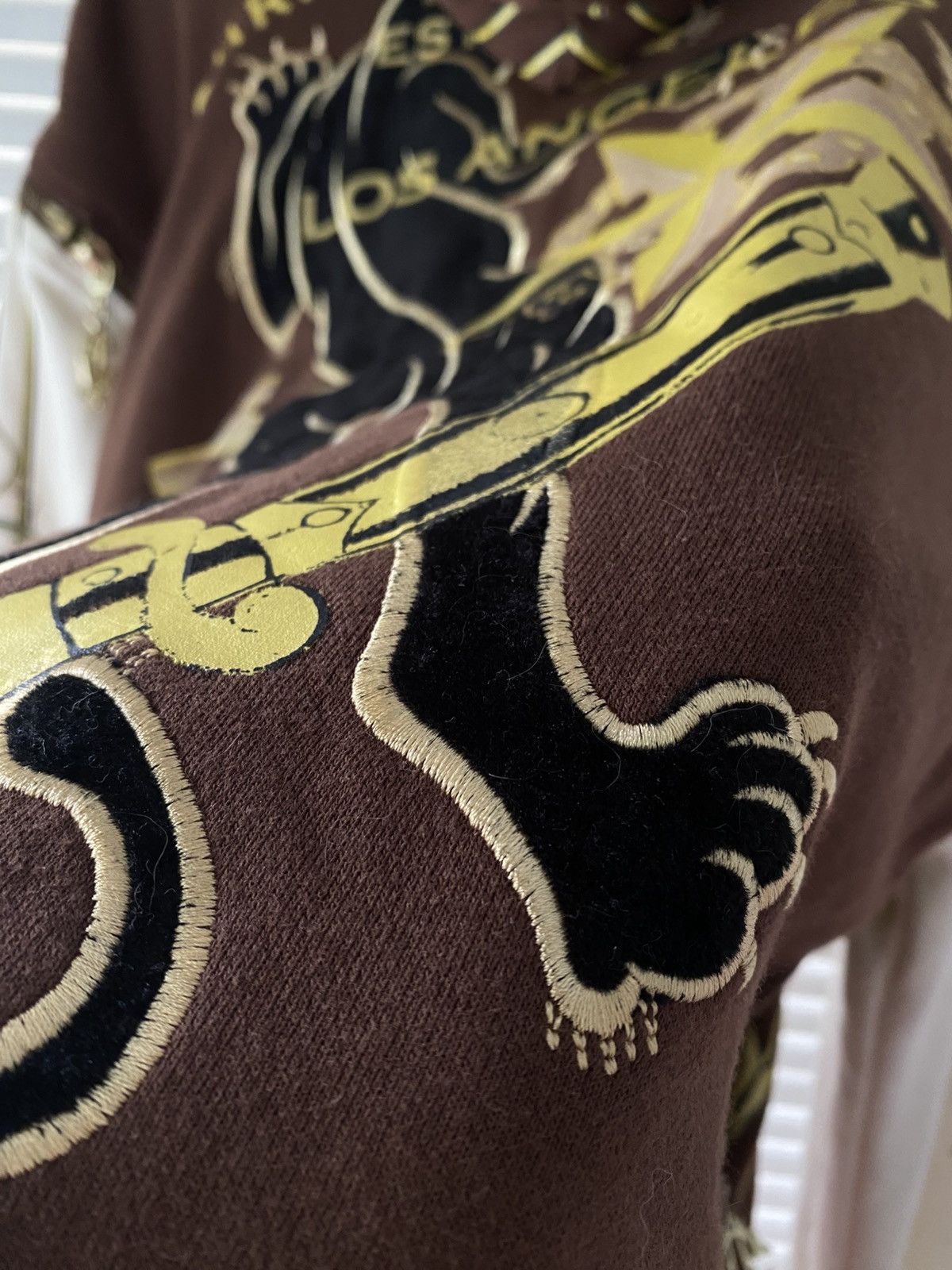 Christian Audigier × Ed Hardy × Vintage Vintage Christian Audigier Ed Hardy Y2K Authentic Hoodie Size US XL / EU 56 / 4 - 15 Thumbnail