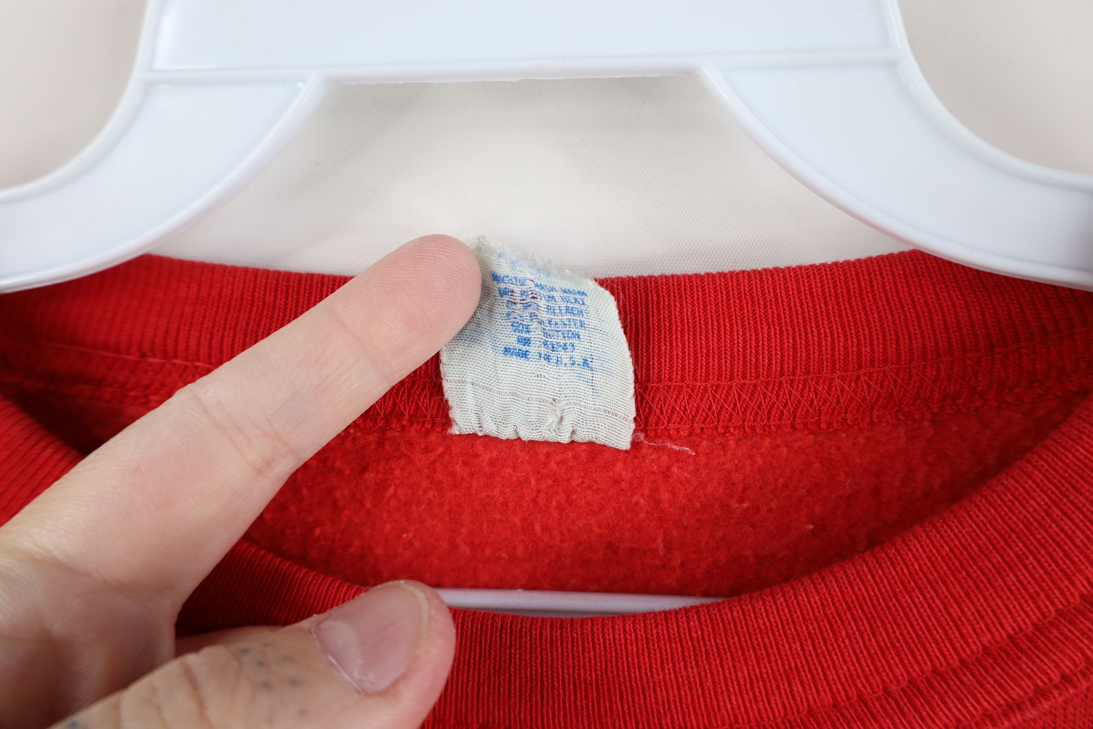 Vintage Vintage 70s Kitchi ti ki pi Crewneck Sweatshirt Red USA Size L / US 10 / IT 46 - 6 Thumbnail