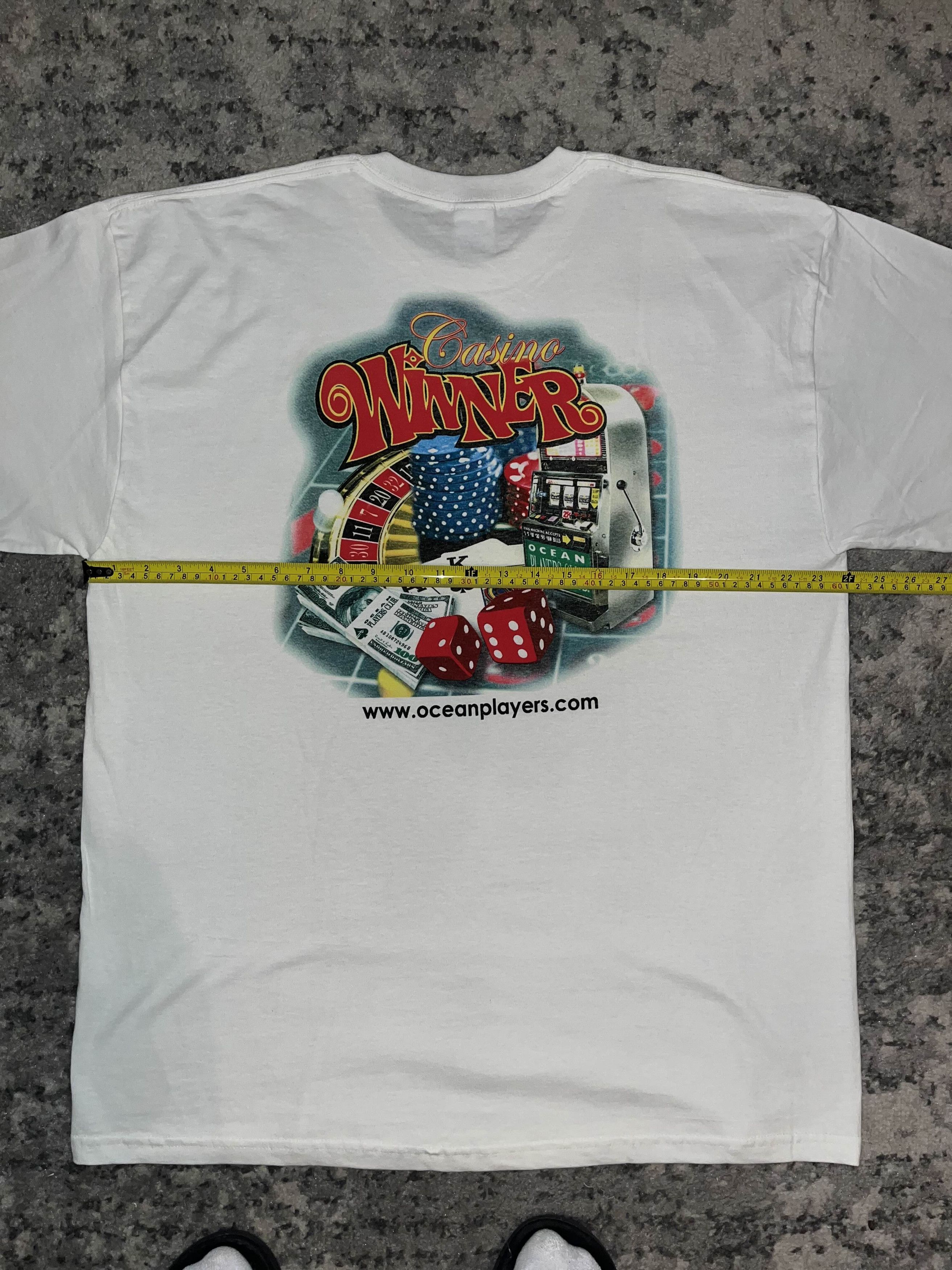 Vintage Vintage Y2K Casino Winner Graphic Shirt Size US XL / EU 56 / 4 - 4 Thumbnail