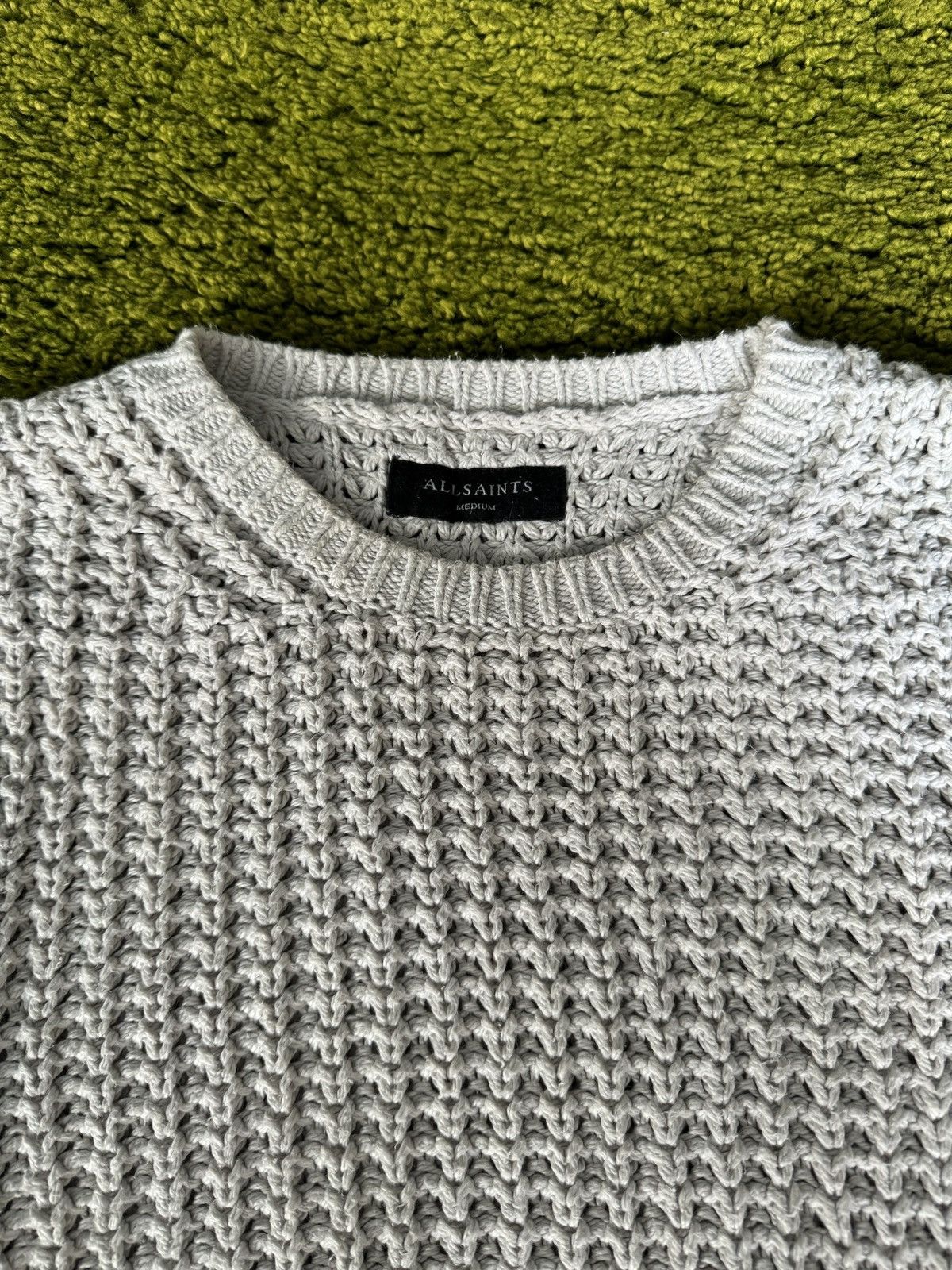 Allsaints × Designer AllSaints avant garde heavy knit sweater Size US M / EU 48-50 / 2 - 2 Thumbnail