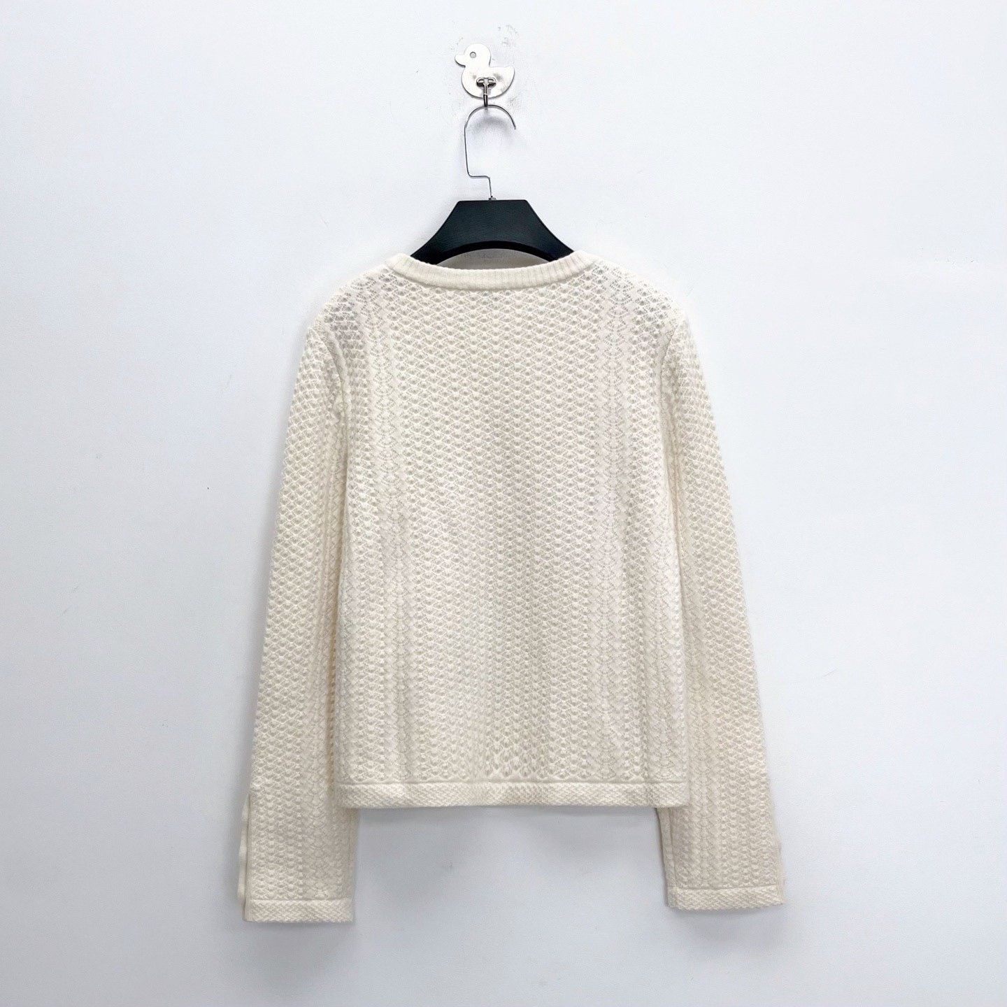 Chanel Chanel Beige Double C Button Cashmere Sweater Size US XS / EU 42 / 0 - 2 Thumbnail