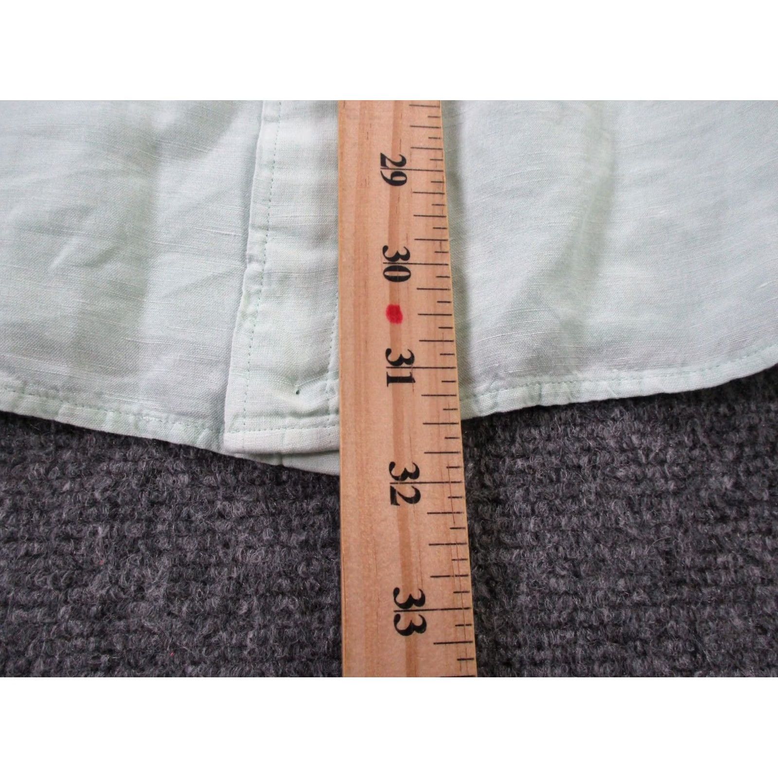 Peter Millar Peter Millar Shirt Mens M Green Linen Silk Blend Lightweight Preppy Business Button-Up Collared Long Sleeve Size US M / EU 48-50 / 2 - 4 Thumbnail