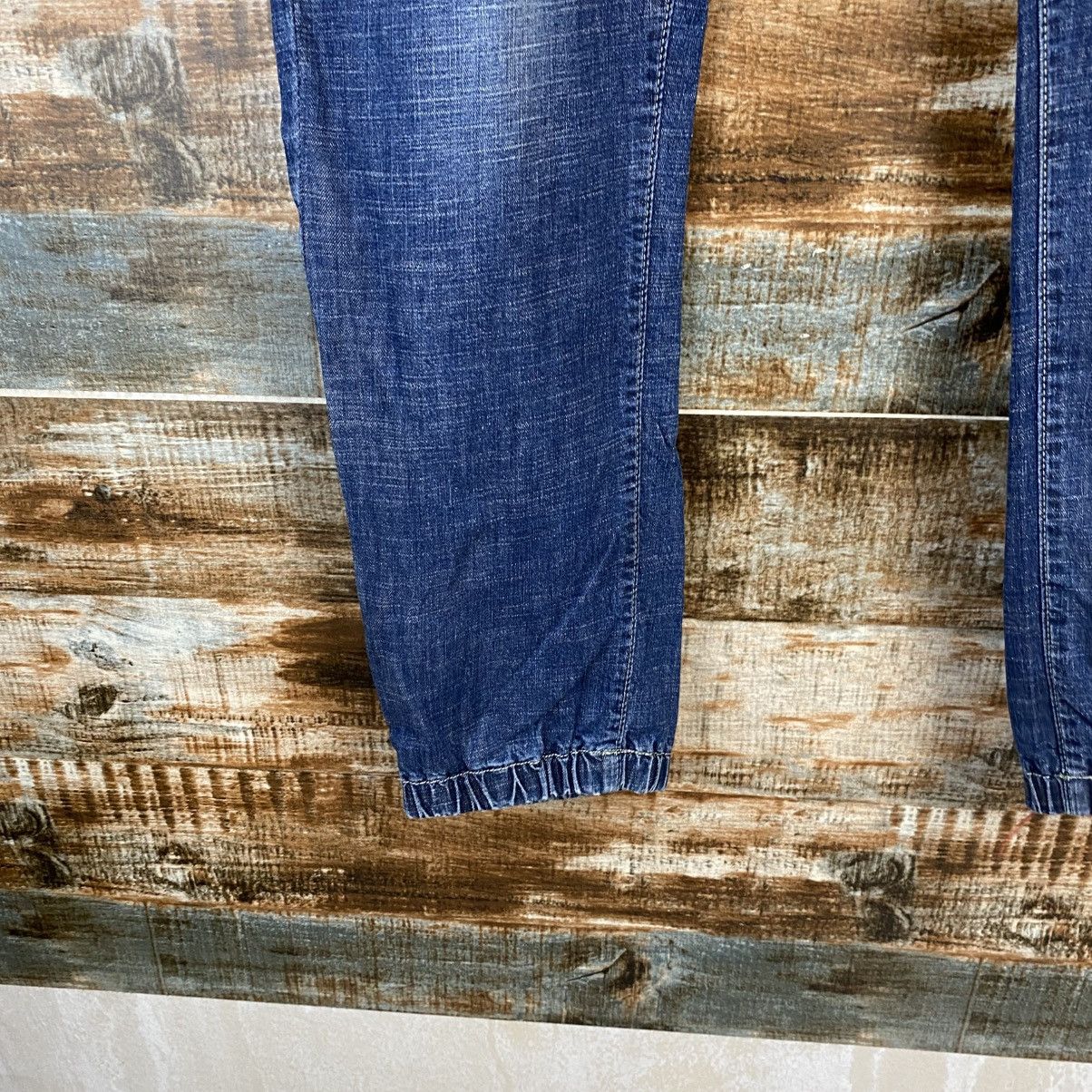 Japanese Brand DL Raw Blue Vintage faded Denim Pants #C1252 Size US 35 - 10 Thumbnail