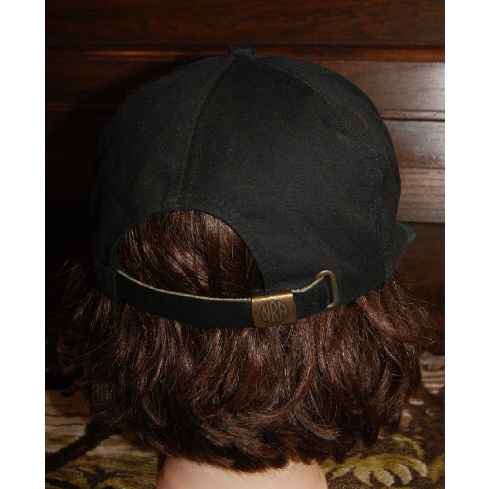 Vintage VTG NRA Hat Cap Eagles Leather Strapback Embroidered USA Size ONE SIZE - 4 Thumbnail