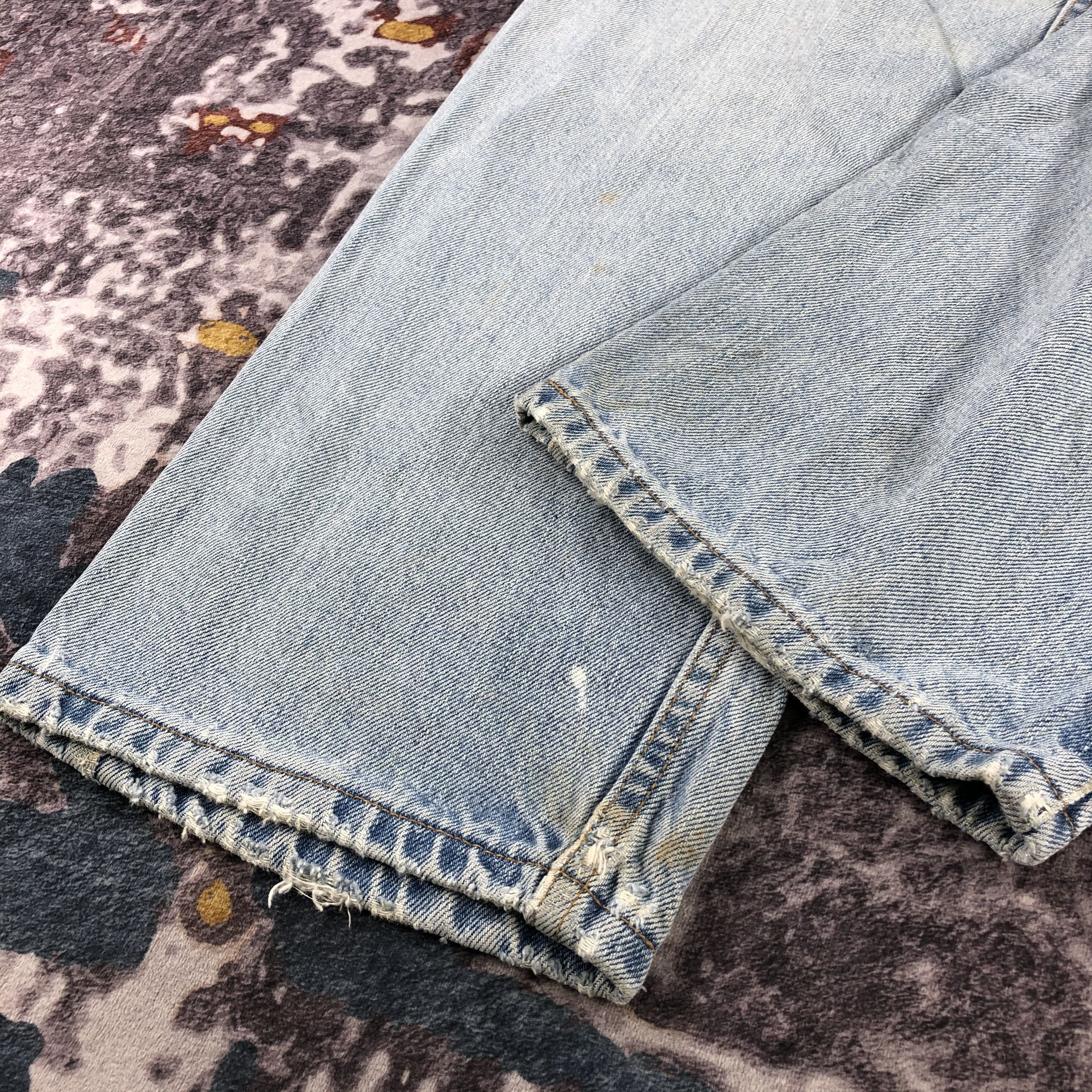 Levi's × Vintage Vintage 90s Light Wash Levis 505 Jeans-JM2840 Size US 33 - 4 Thumbnail