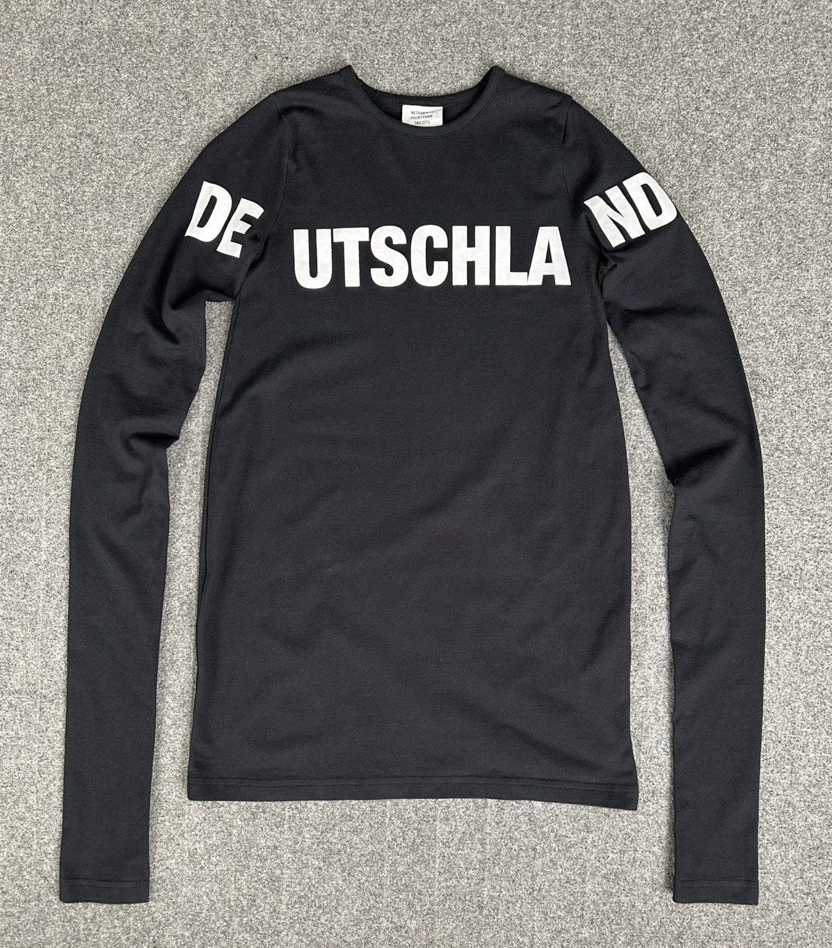 Vetements Vetements - Demna Gvasalia Rare S/S18 “Deutschland” - Black Size XS / US 0-2 / IT 36-38 - 2 Thumbnail