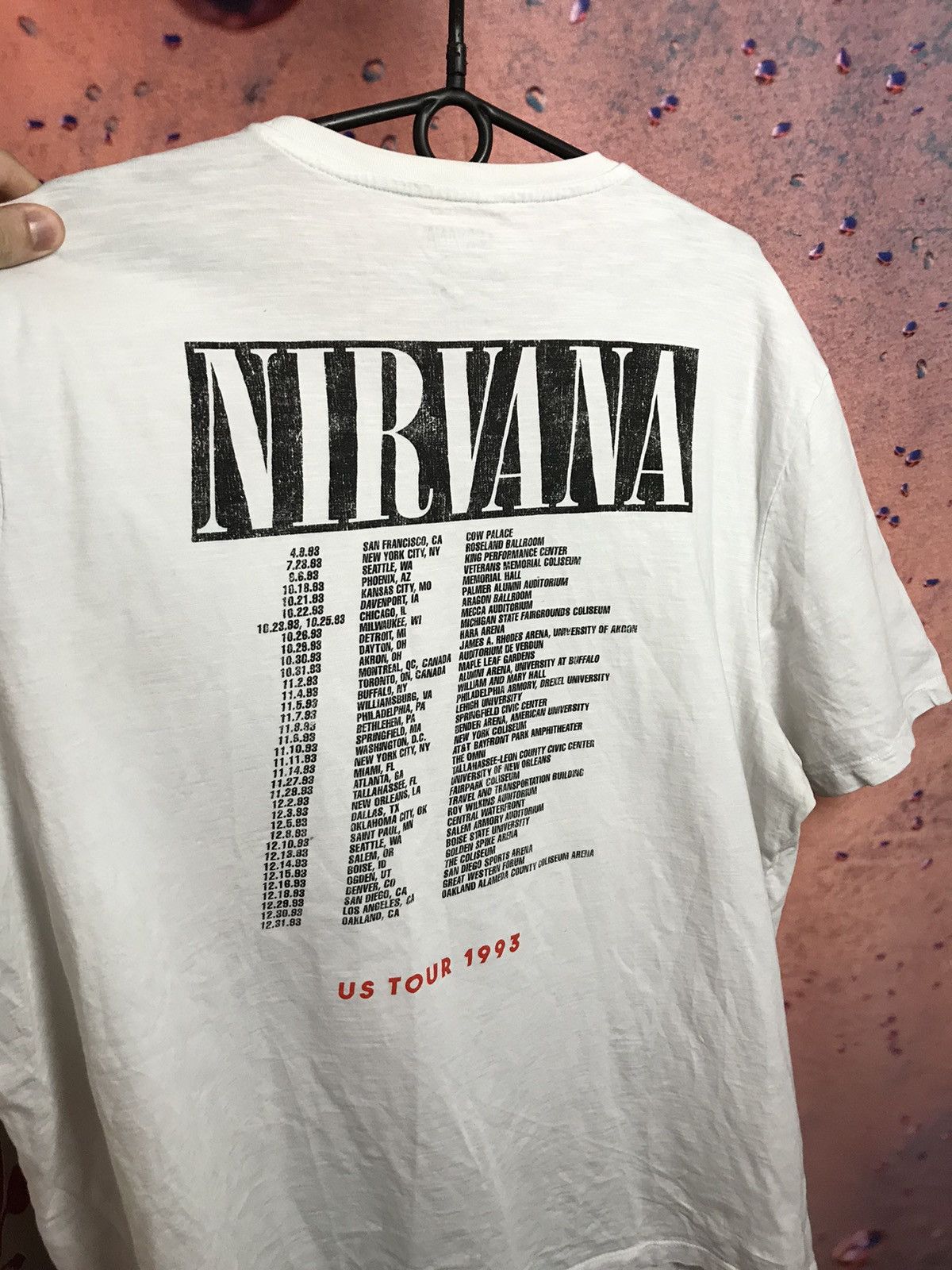 Band Tees × Nirvana × Vintage Vintage Nirvana band rock tee Size US XL / EU 56 / 4 - 5 Thumbnail