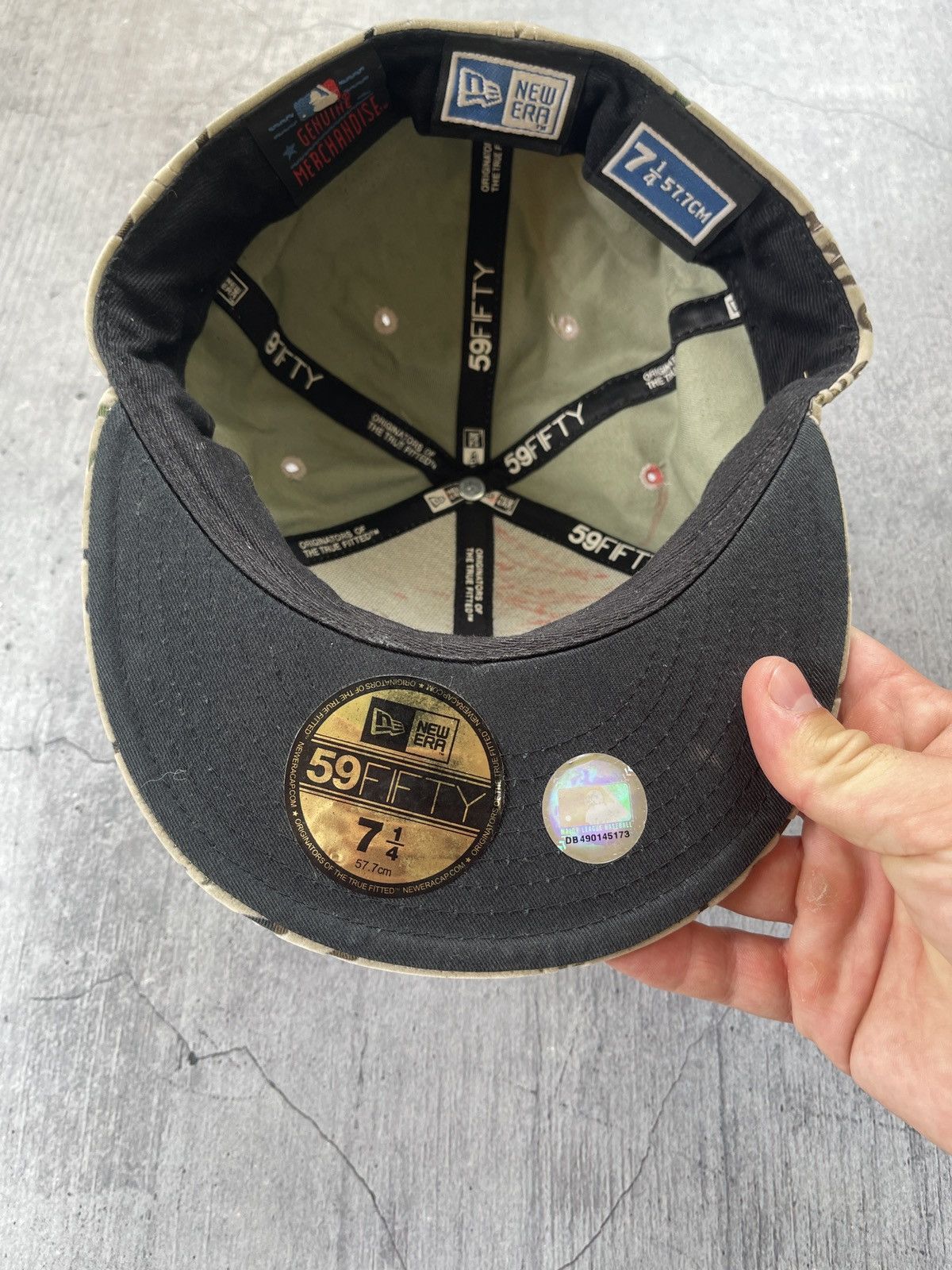 New Era Exclusive Atlanta Braves 59fifty 7 3/4 Size ONE SIZE - 7 Thumbnail