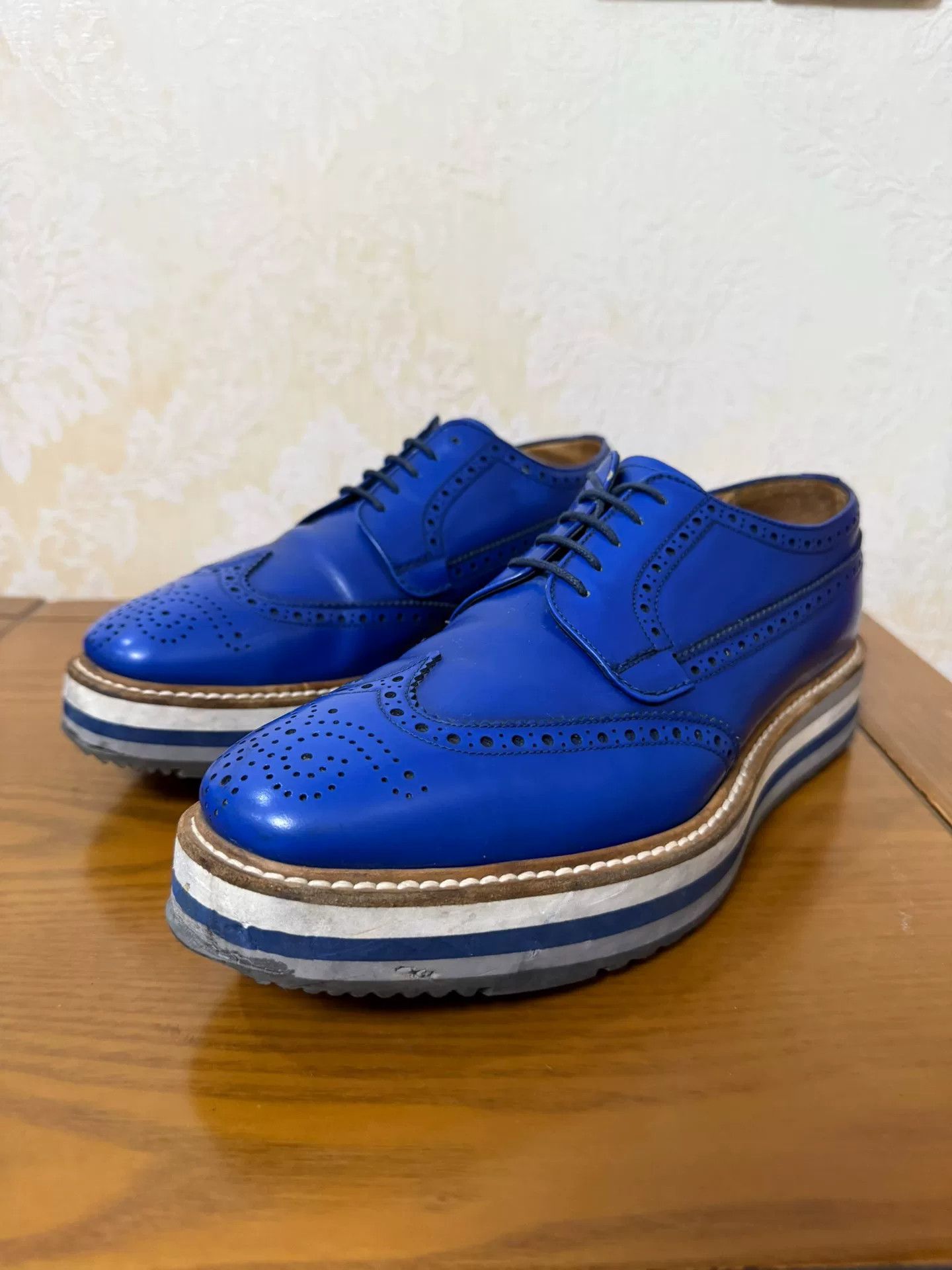 Prada Prada Orange Lowtop Sneakers 6.5 Men Size US 6.5 / EU 39-40 - 1 Thumbnail