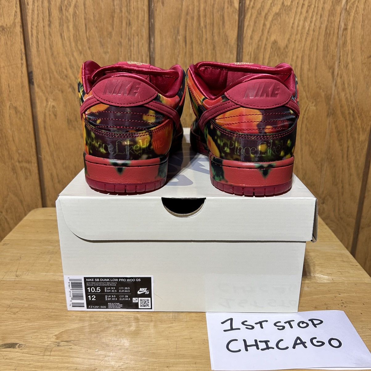 Designer × Nike Nike SB Dunk Low x Wizard of Oz FZ1291-600 Size 10.5 NEW Size US 10.5 / EU 43-44 - 3 Thumbnail
