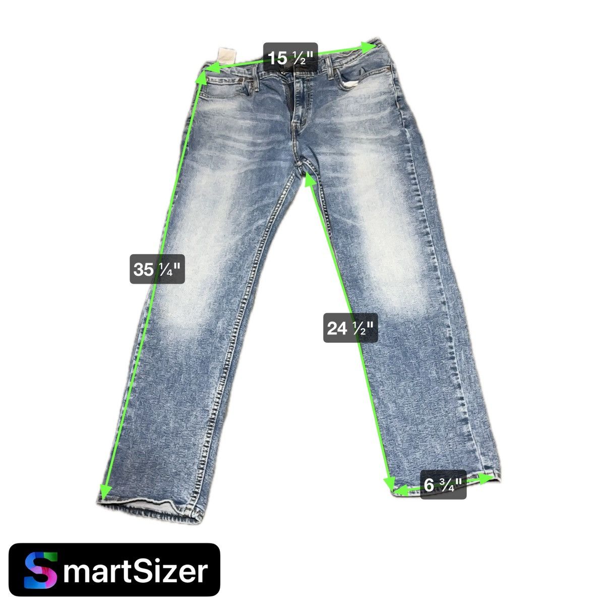 Levi's Denizen Levies 216 slim 36x30 men’s denim jeans Size US 36 / EU 52 - 5 Thumbnail