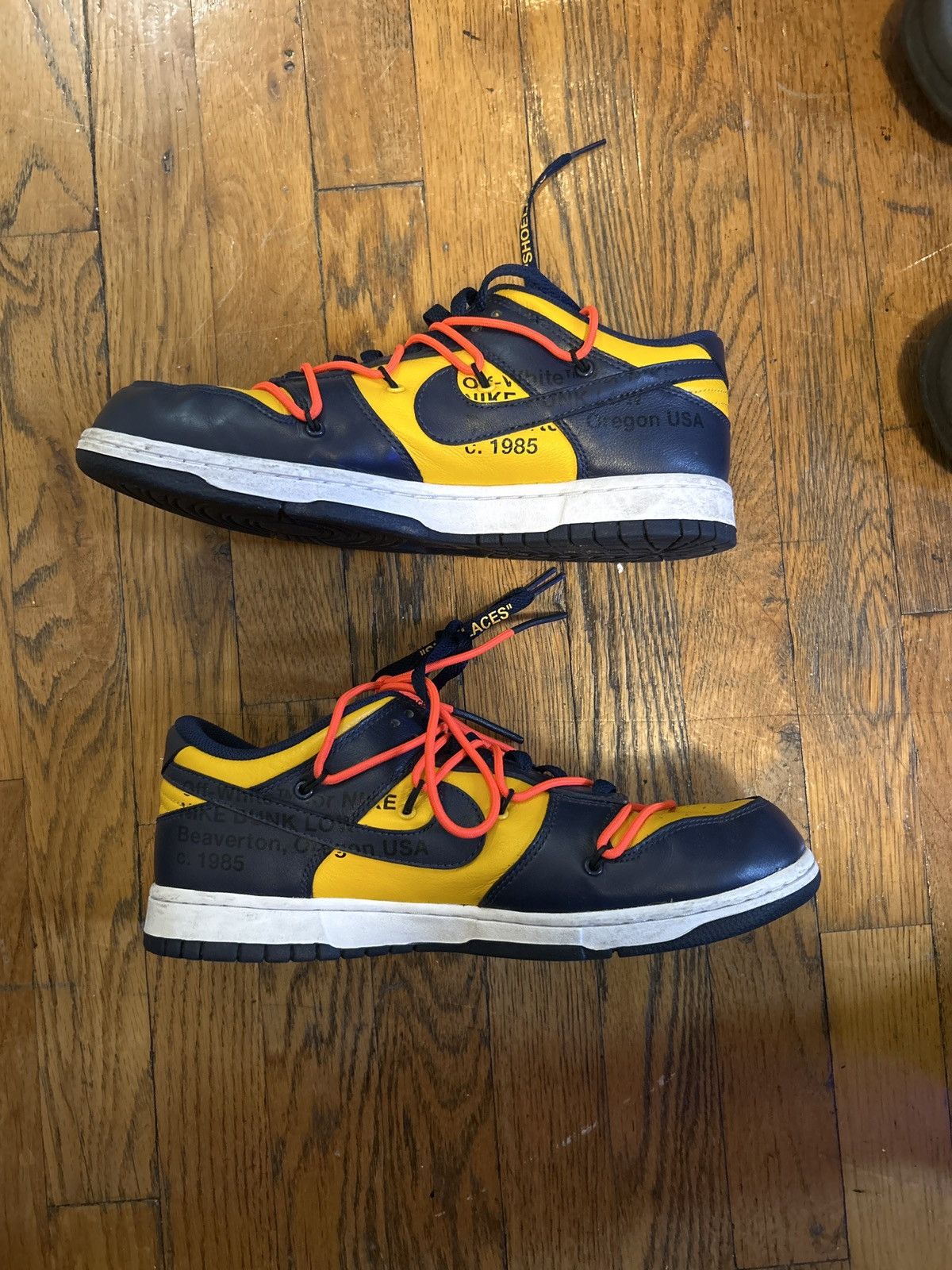 Nike × Off-White Off white Michigan Nike dunk Size US 10.5 / EU 43-44 - 2 Thumbnail