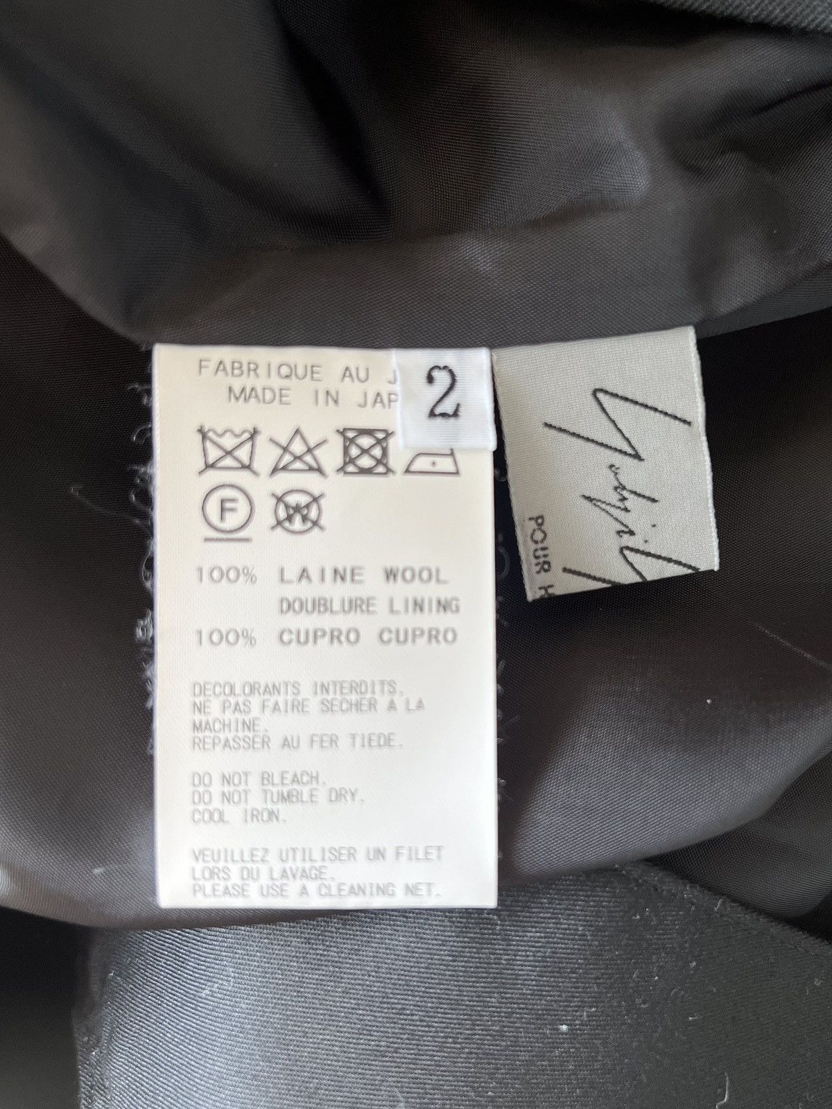 Yohji Yamamoto Yohji Yamamoto Pour Homme W/GABARDINE Flare Wide Pants Black Size US 28 / EU 44 - 19 Thumbnail