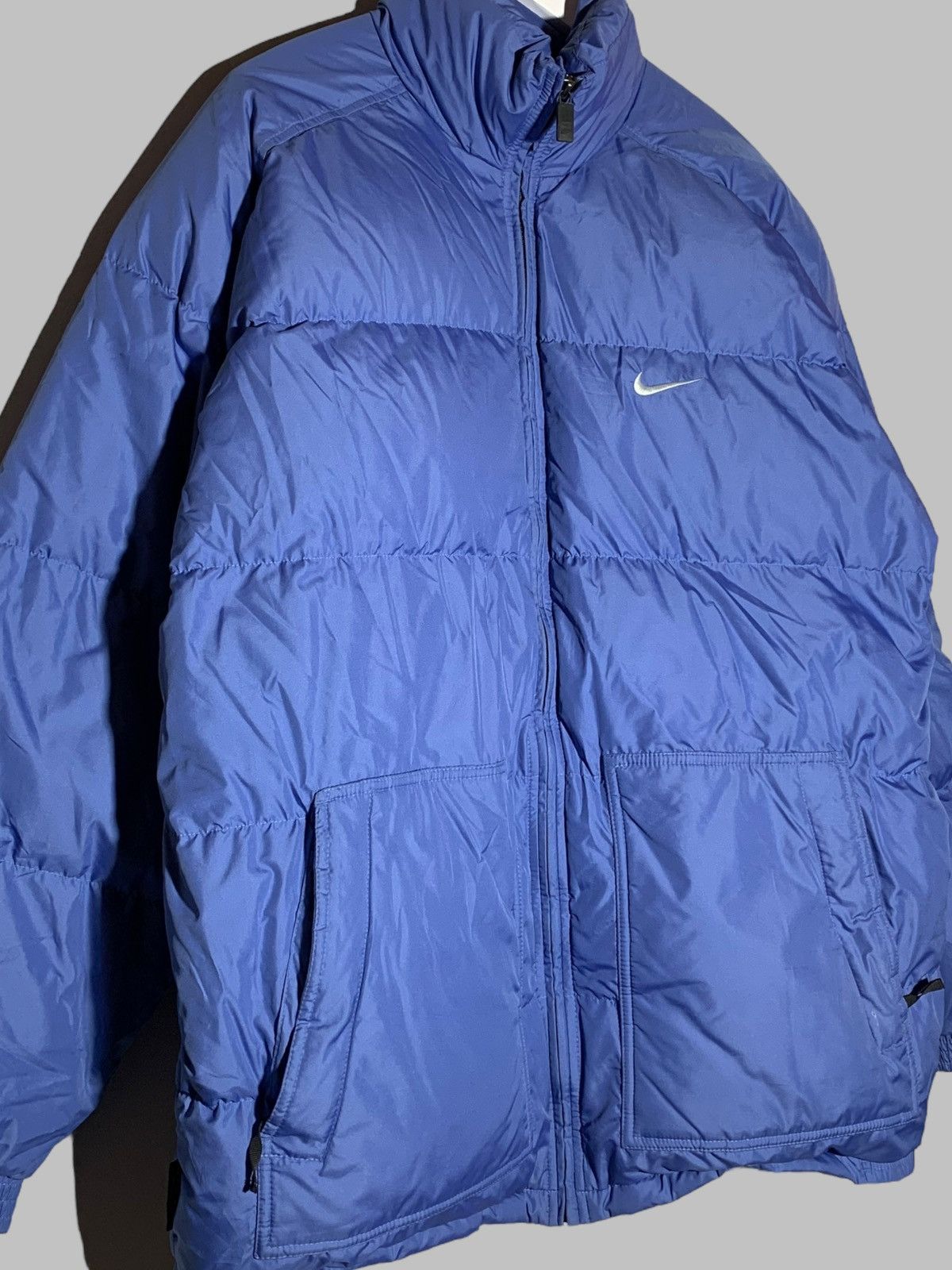 Nike × Vintage Vintage 90s Nike Down Puffer Men’s Jacket Size US L / EU 52-54 / 3 - 8 Thumbnail